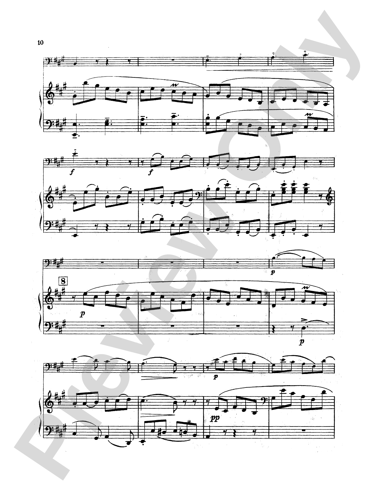 Mozart: Two Sonatas: Bassoon & Piano Part(s)