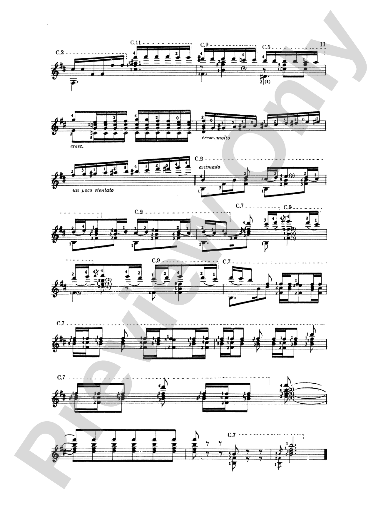 Paganini: La Campanella: Guitar Book