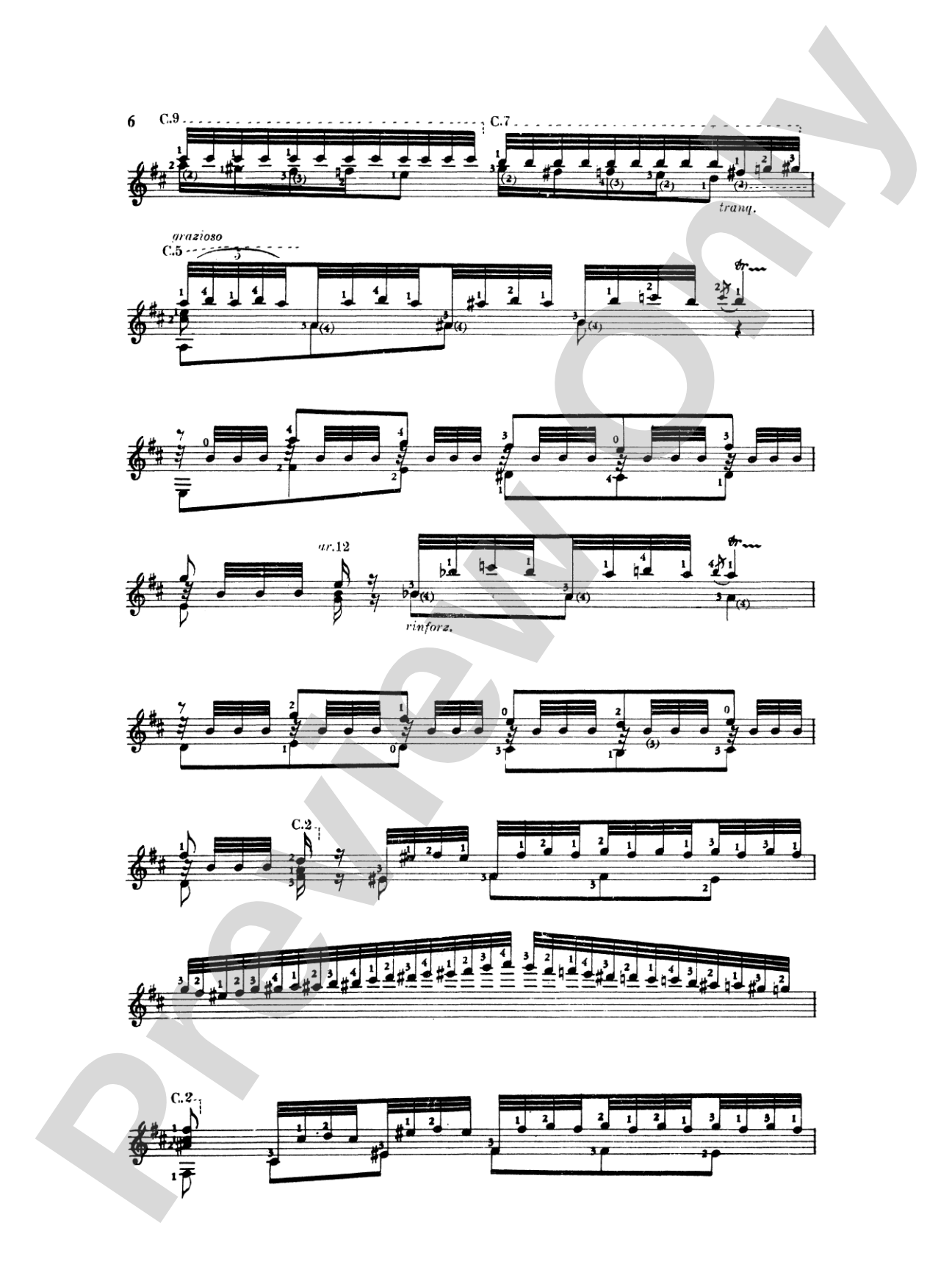 Paganini: La Campanella: Guitar Book