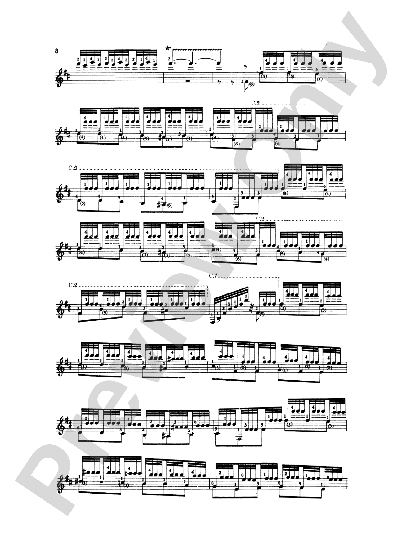Paganini: La Campanella: Guitar Book