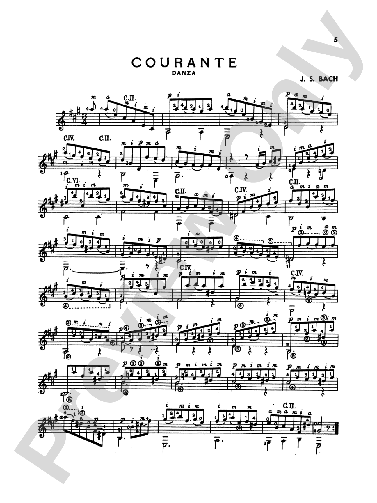 Bach: Album of Various Works Transcribed for Guitar