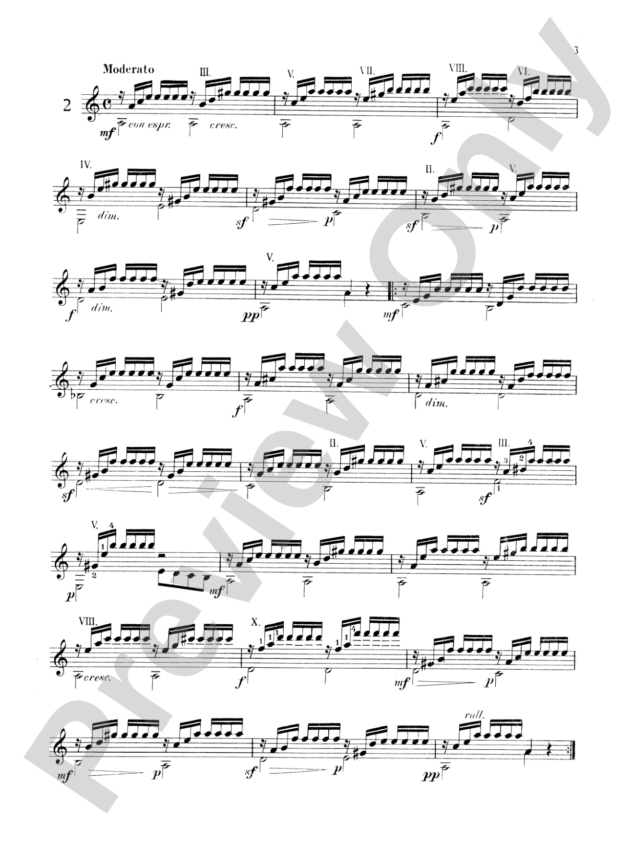 Carcassi: Melodic and Progressive Etudes, Op. 60
