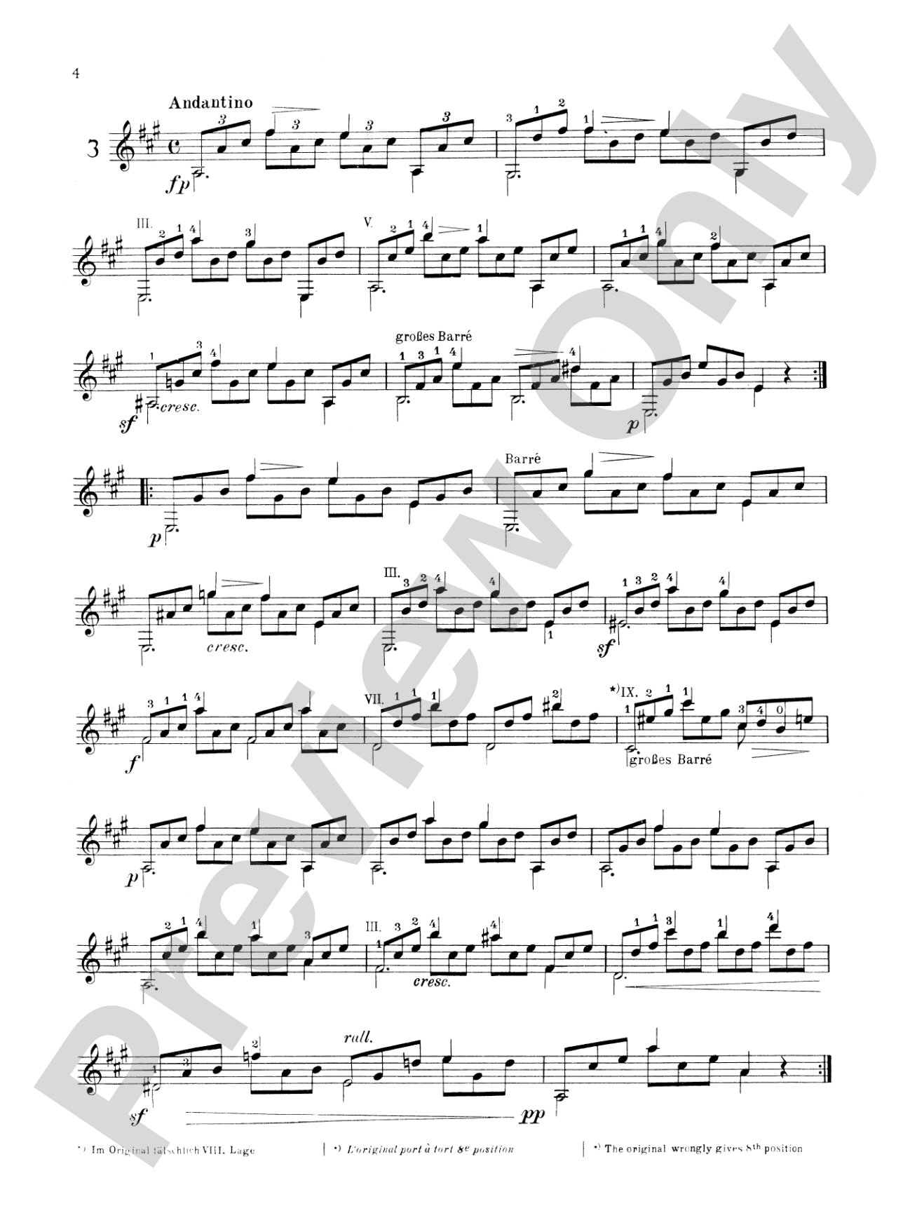 Carcassi: Melodic and Progressive Etudes, Op. 60