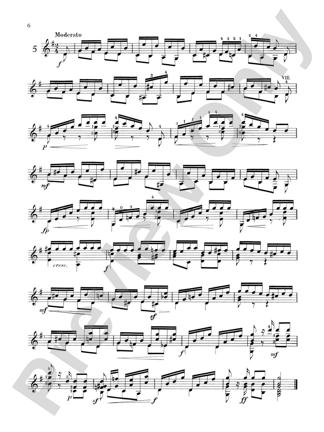 Carcassi: Melodic and Progressive Etudes, Op. 60