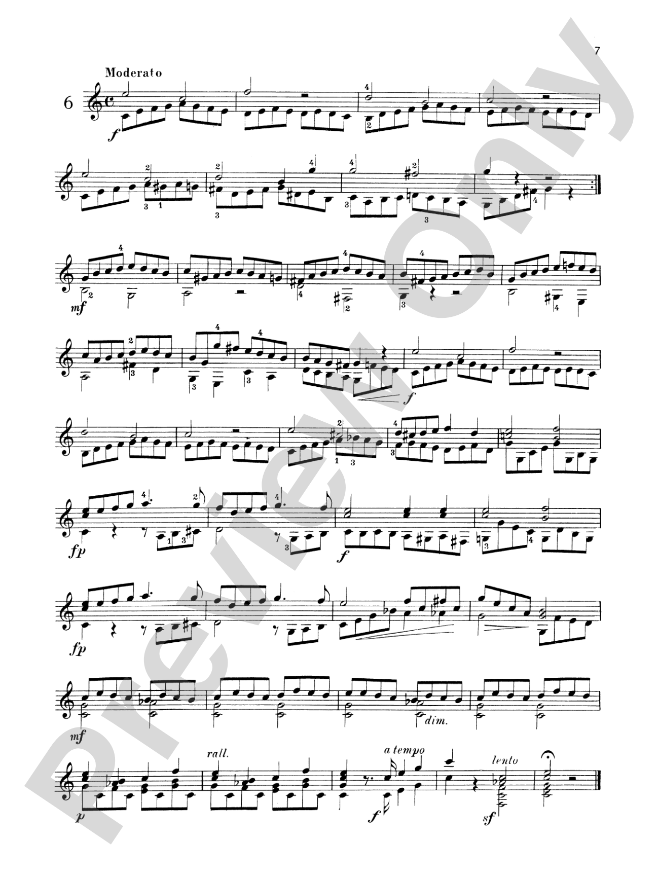 Carcassi: Melodic and Progressive Etudes, Op. 60
