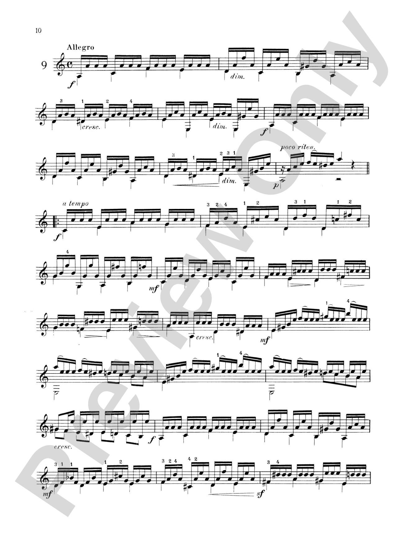 Carcassi: Melodic and Progressive Etudes, Op. 60