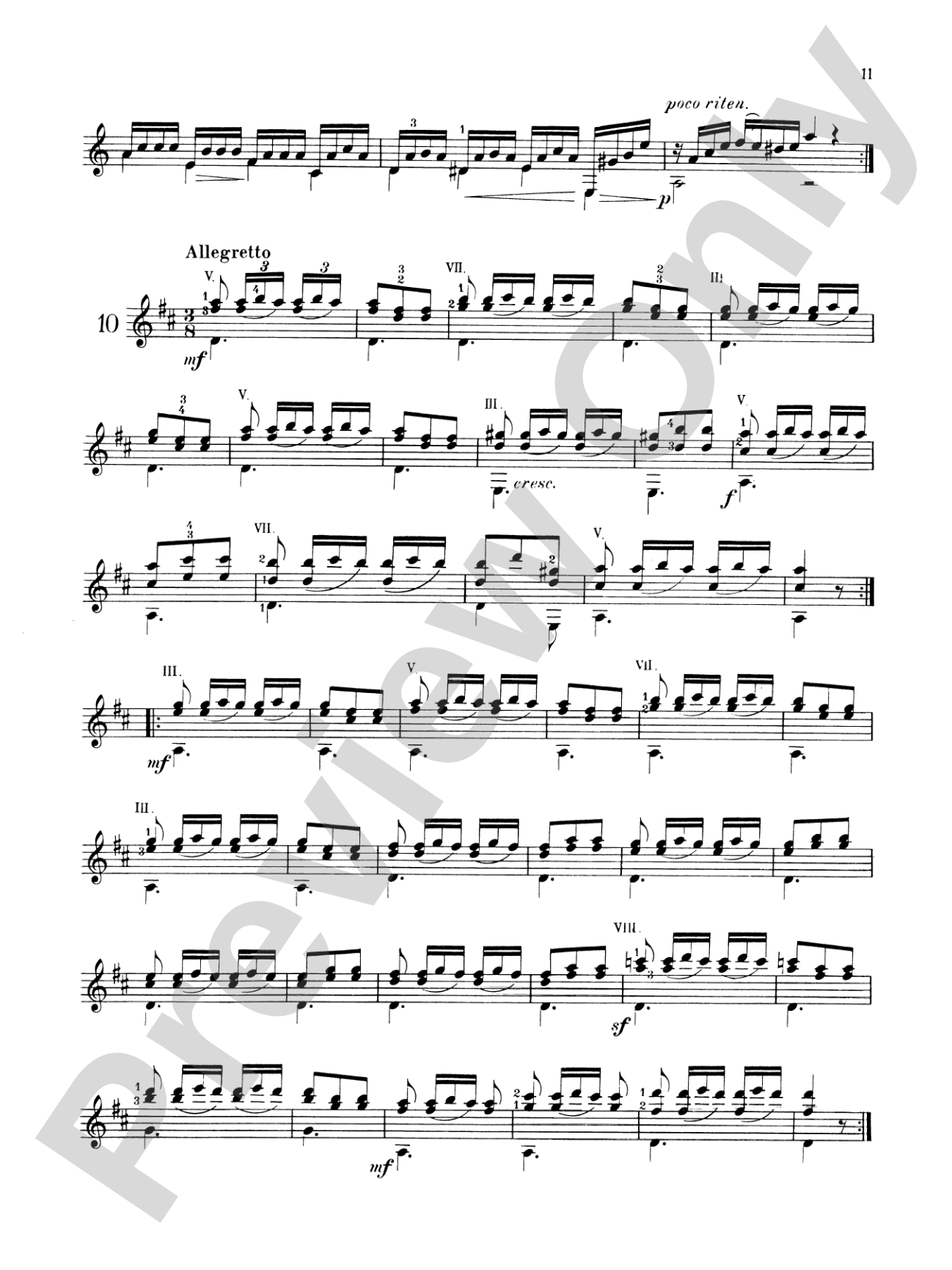 Carcassi: Melodic and Progressive Etudes, Op. 60