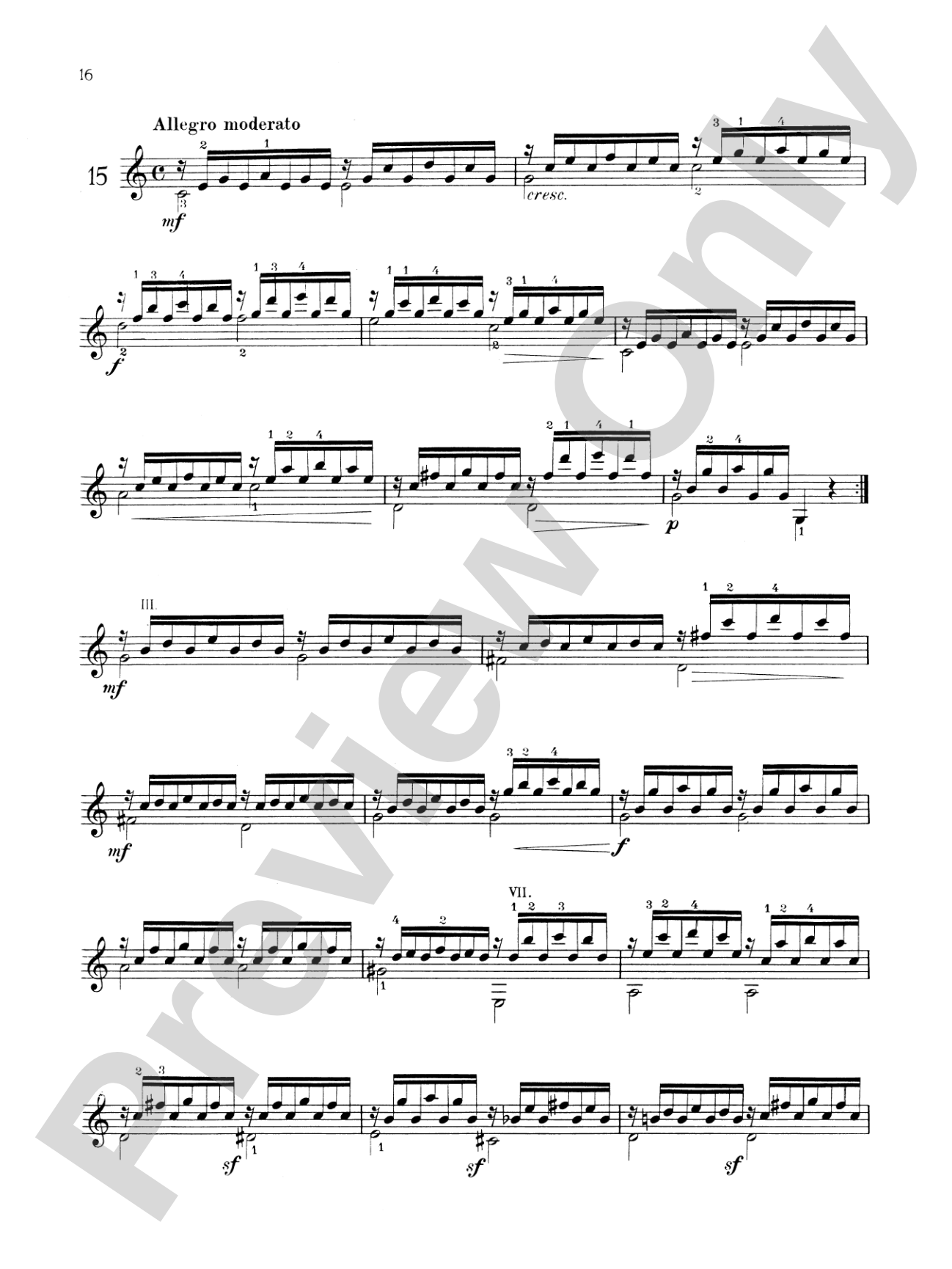Carcassi: Melodic and Progressive Etudes, Op. 60