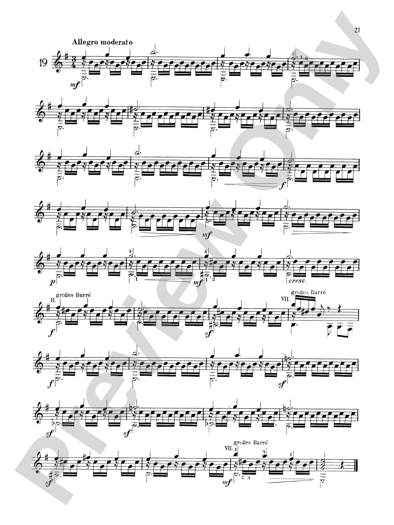 Carcassi: Melodic and Progressive Etudes, Op. 60