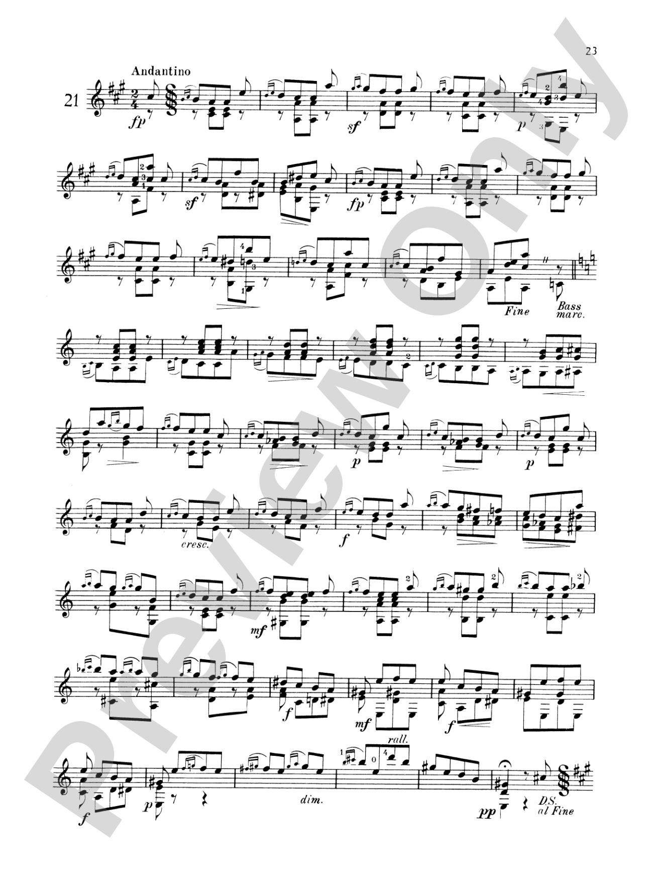 Carcassi: Melodic and Progressive Etudes, Op. 60