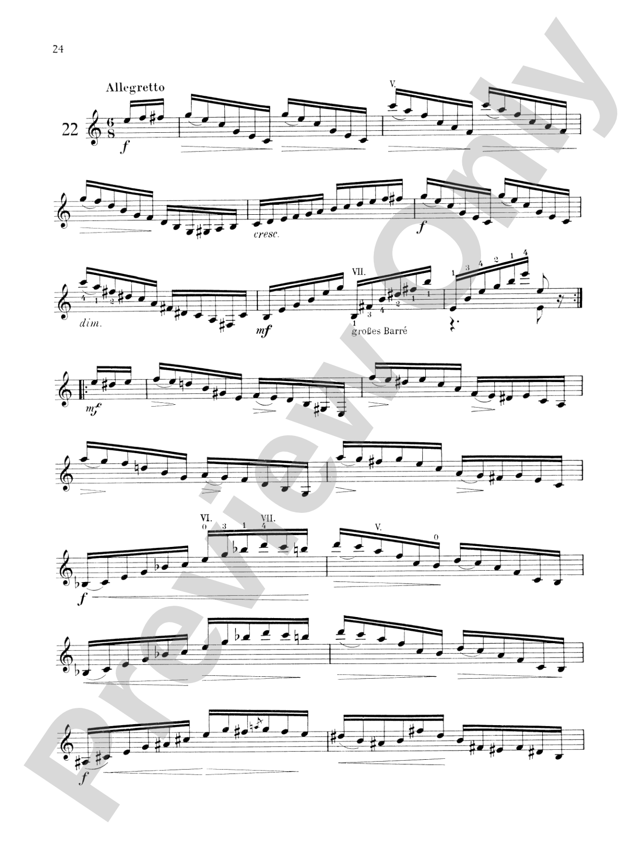 Carcassi: Melodic and Progressive Etudes, Op. 60