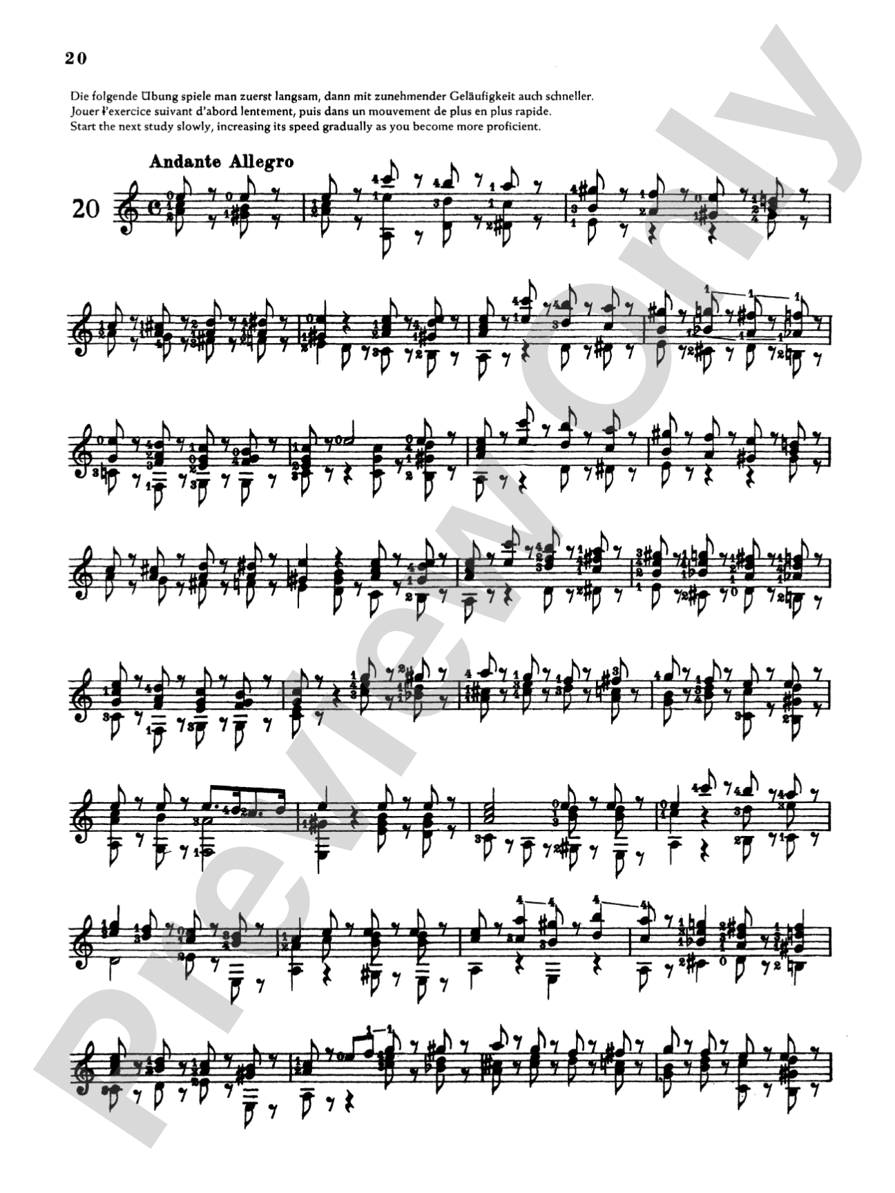 Sor: Complete Progressive Studies for the Beginner, Op. 31: Guitar Book