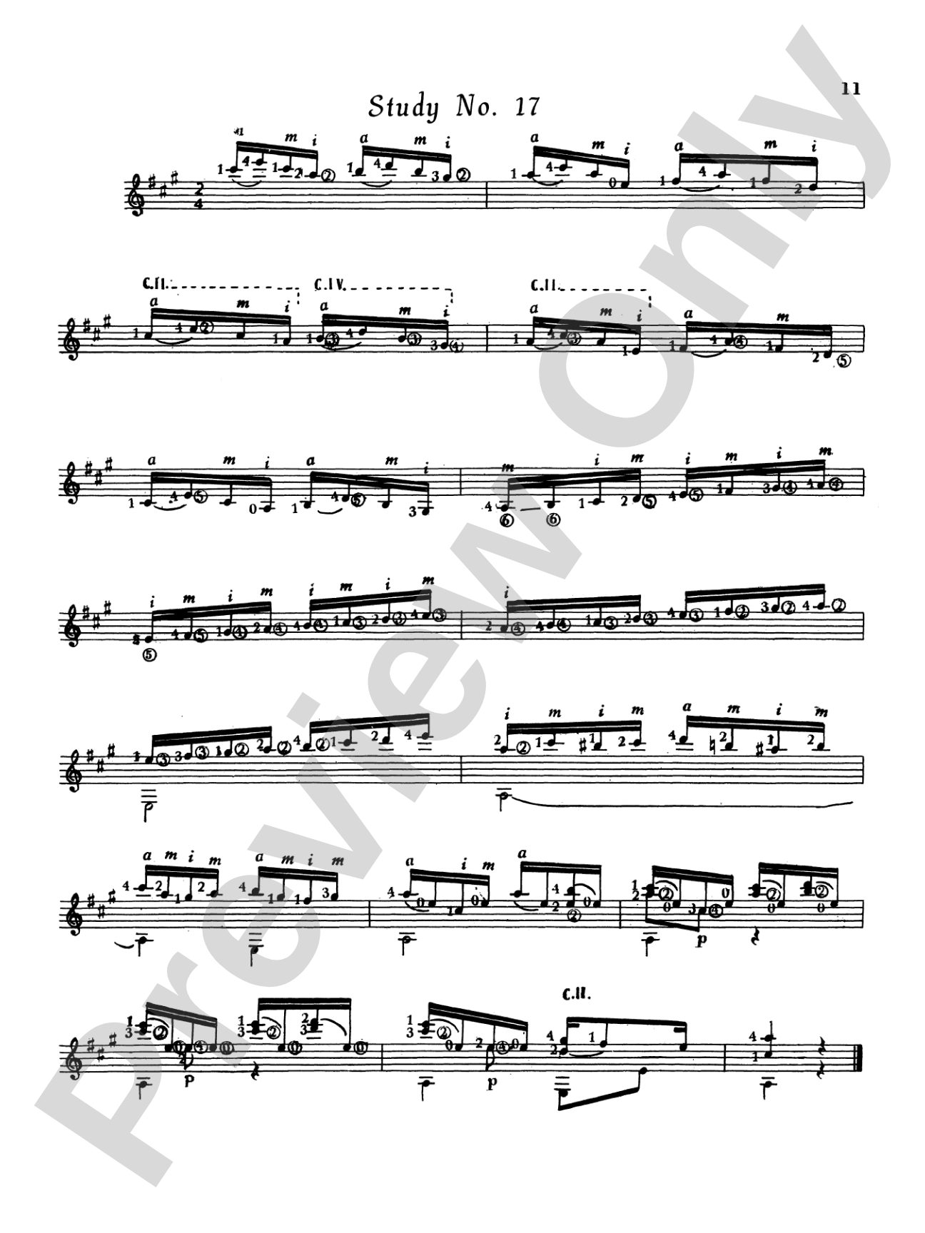 Tárrega: Twenty Studies for Guitar: Guitar Book