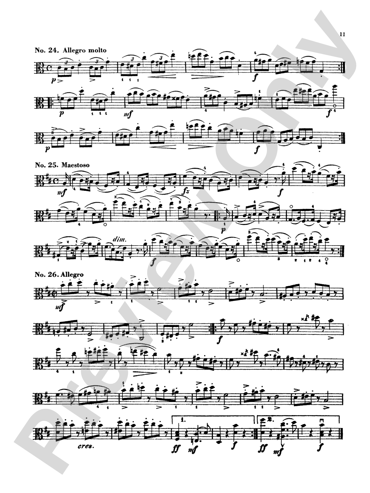 Kayser: Thirty-Six Studies, Op. 43: Viola Book