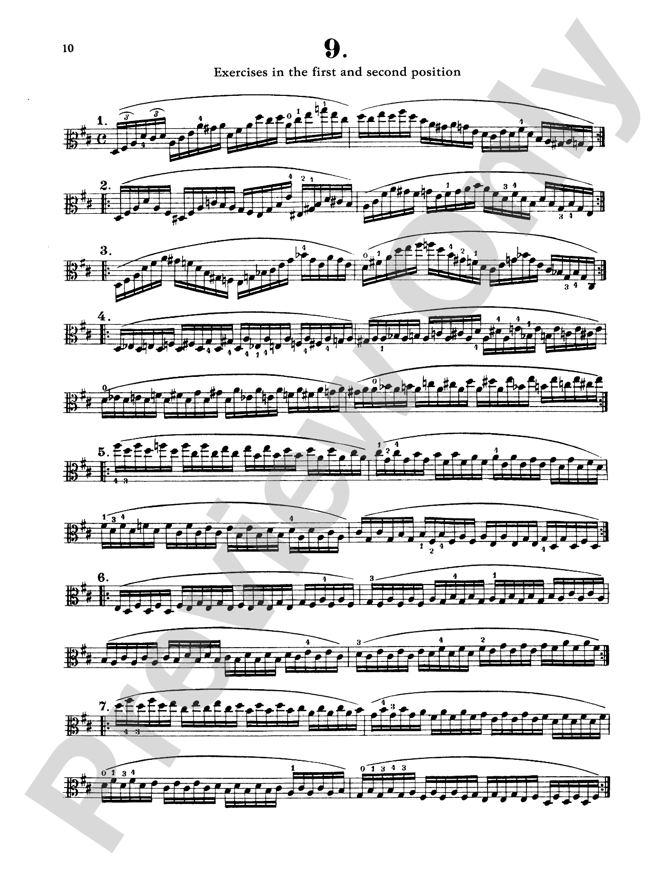 Schradieck: School of Viola Technique, Volume I: Viola Book