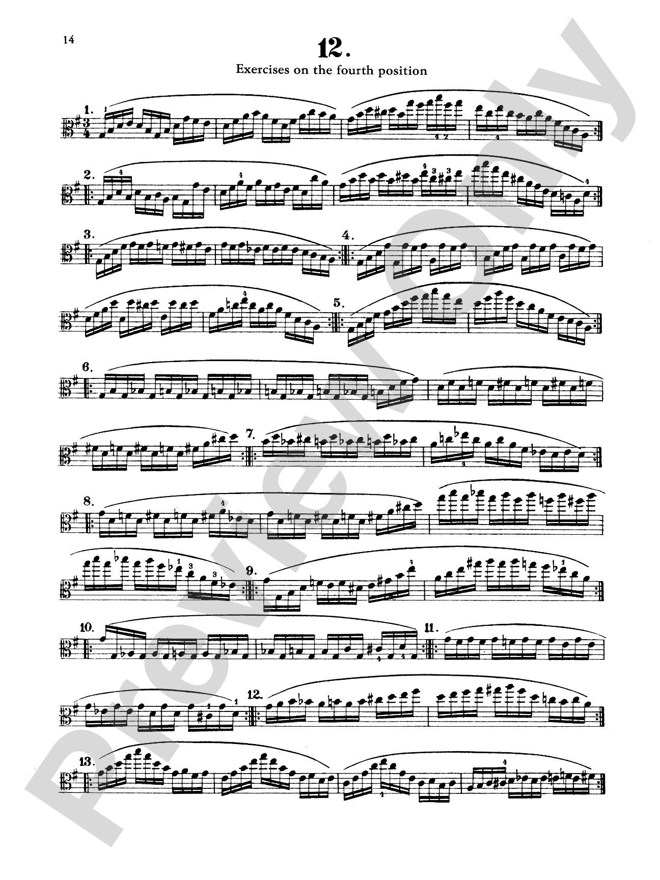 Schradieck: School of Viola Technique, Volume I: Viola Book