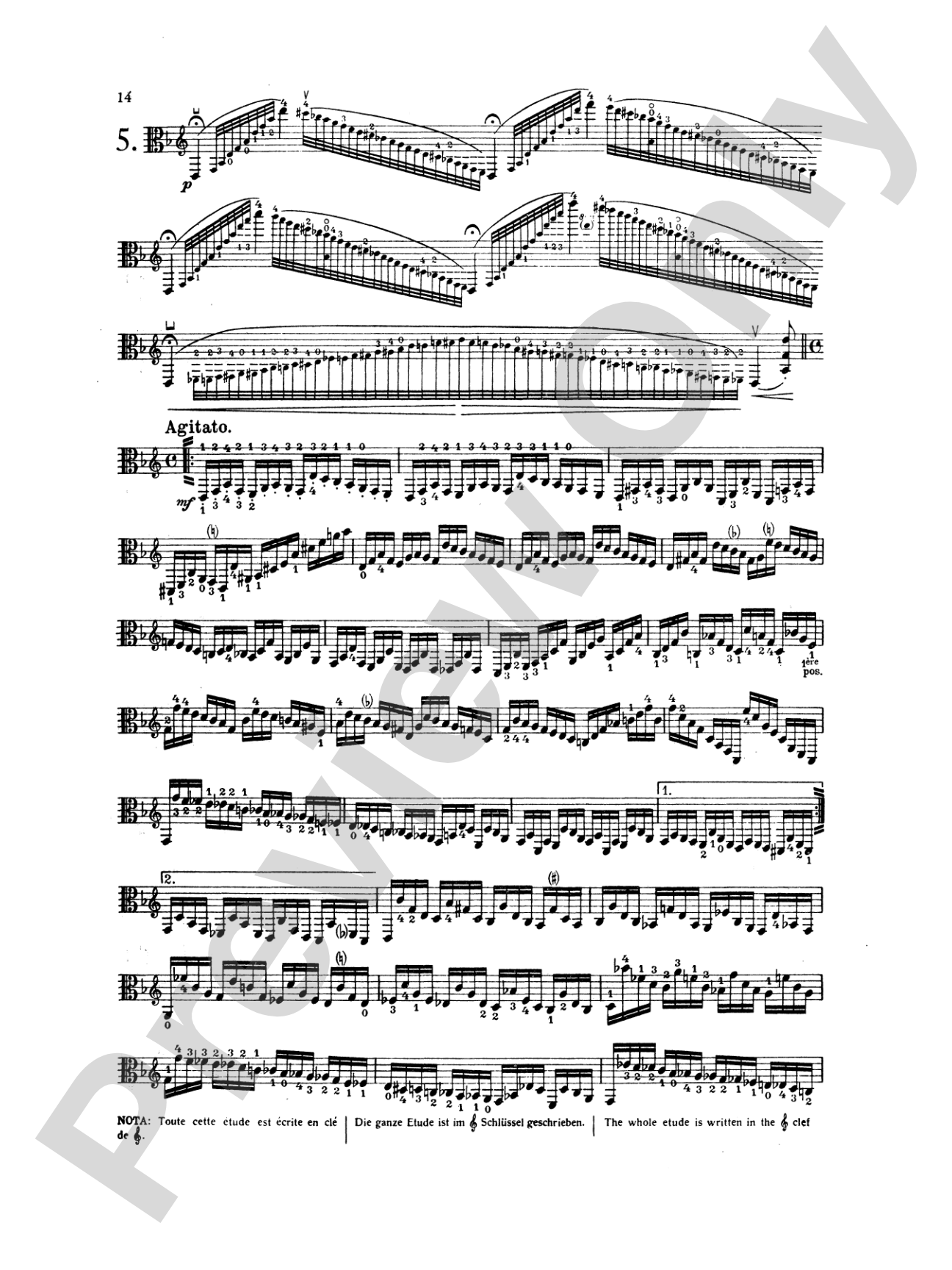 Paganini: Twenty-four Caprices, Op. 1 (Transcribed for Viola Solo)
