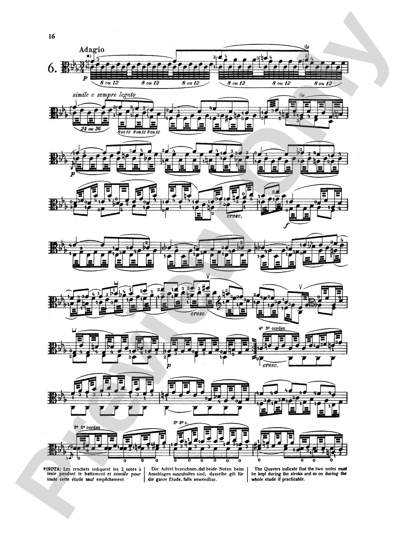 Paganini: Twenty-four Caprices, Op. 1 (Transcribed for Viola Solo)