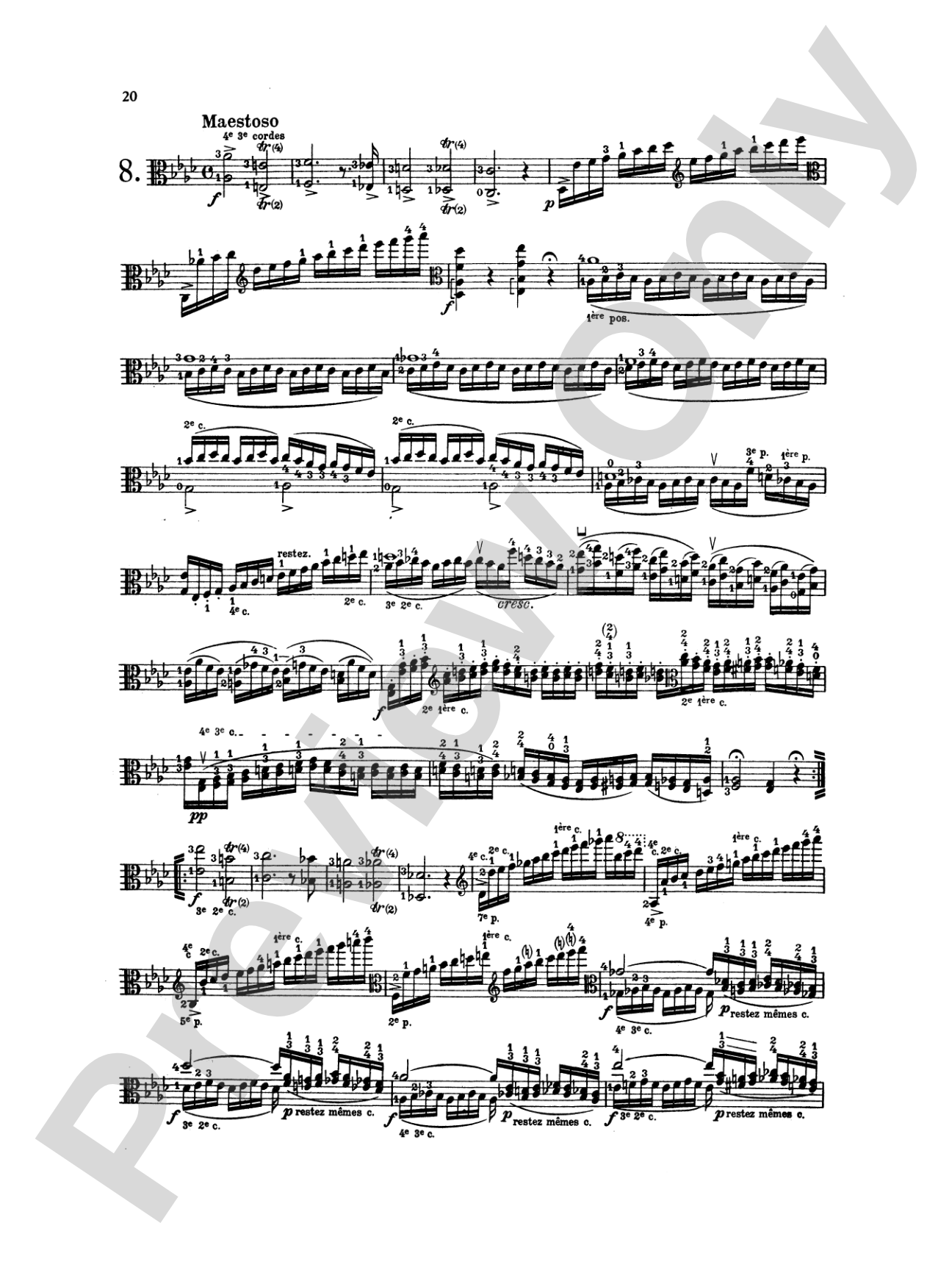 Paganini: Twenty-four Caprices, Op. 1 (Transcribed for Viola Solo)