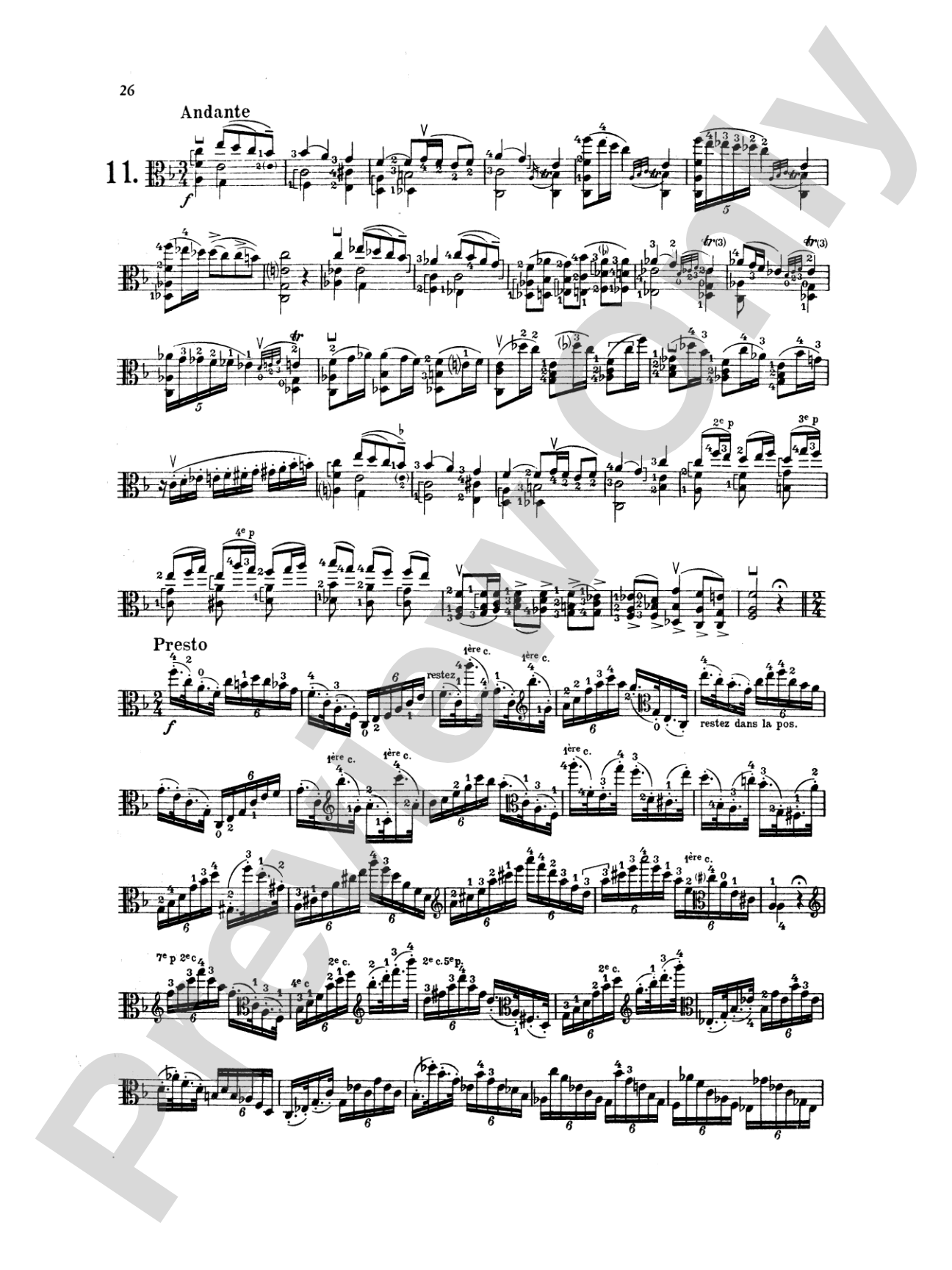 Paganini: Twenty-four Caprices, Op. 1 (Transcribed for Viola Solo)