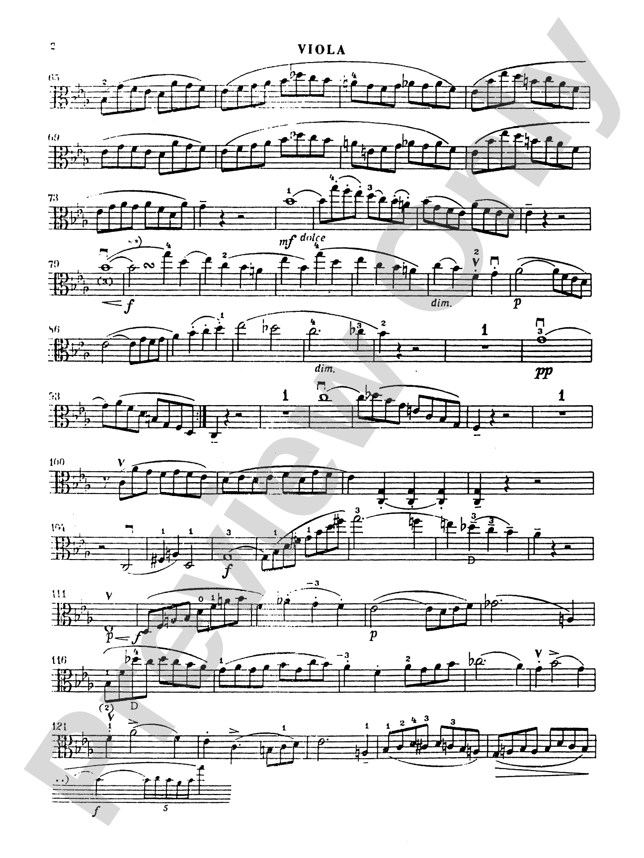 Mendelssohn: Sonata: Viola Book