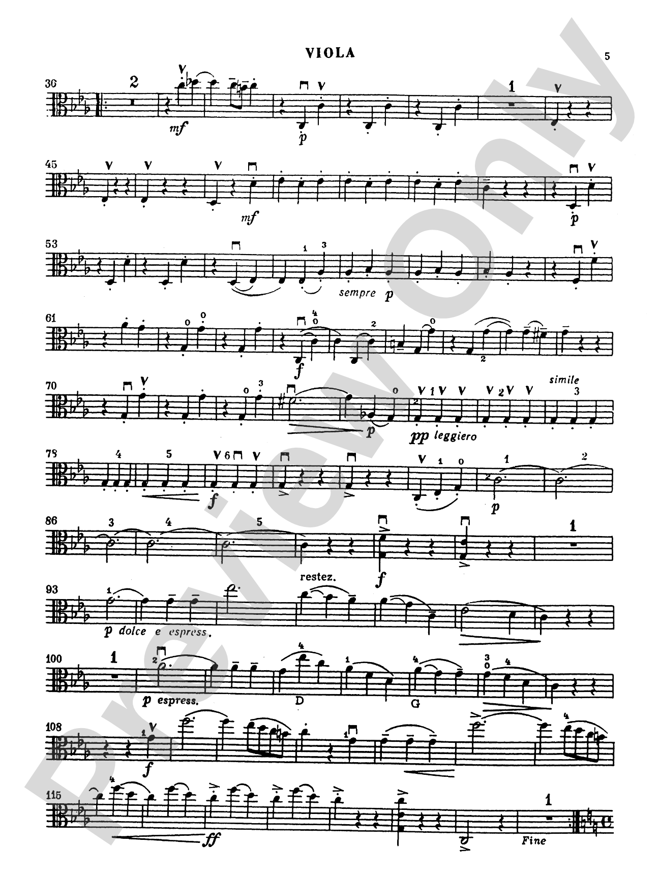 Mendelssohn: Sonata: Viola Book