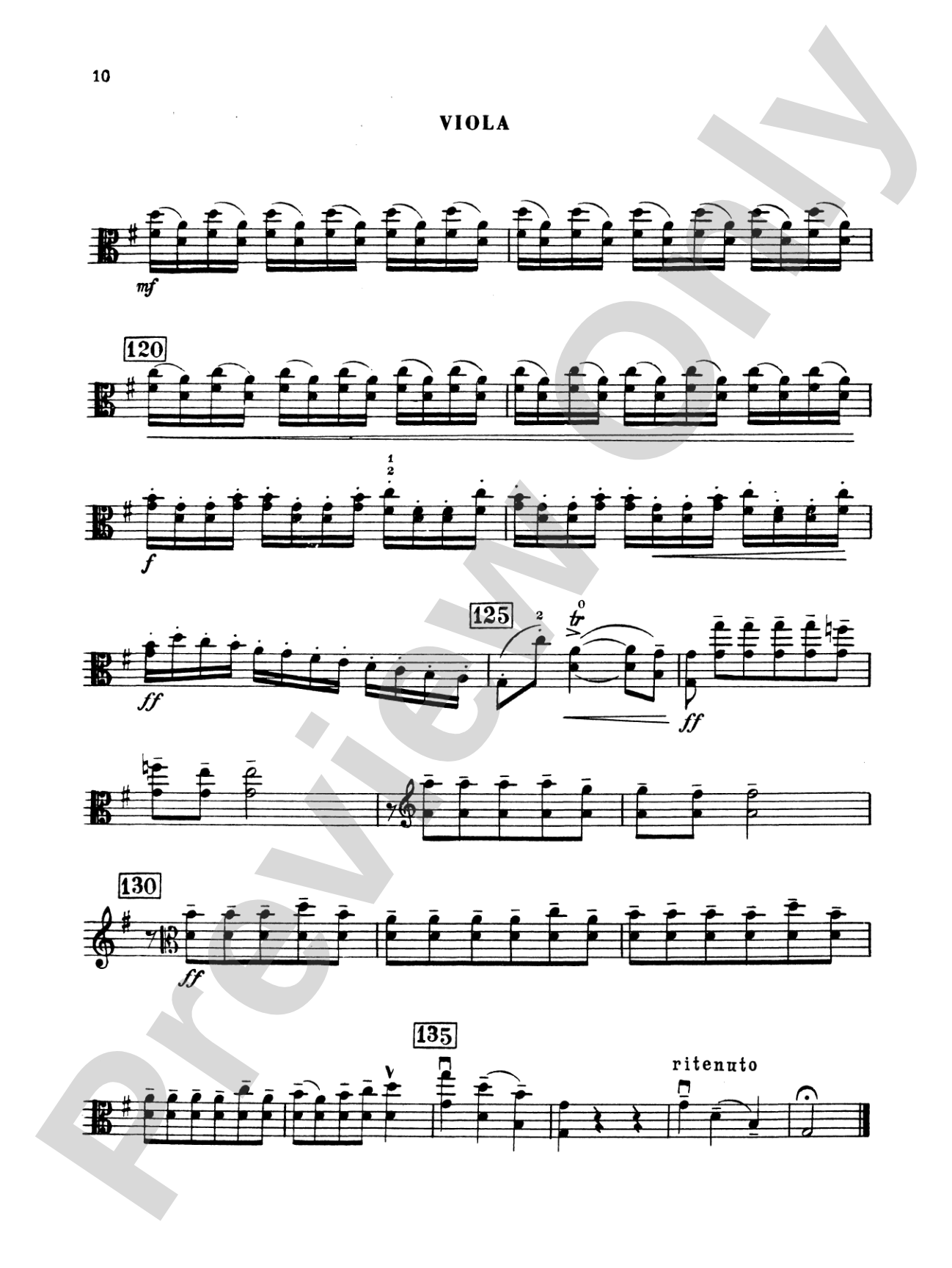 Vivaldi: Concerto for Viola d'Amore: Viola Book