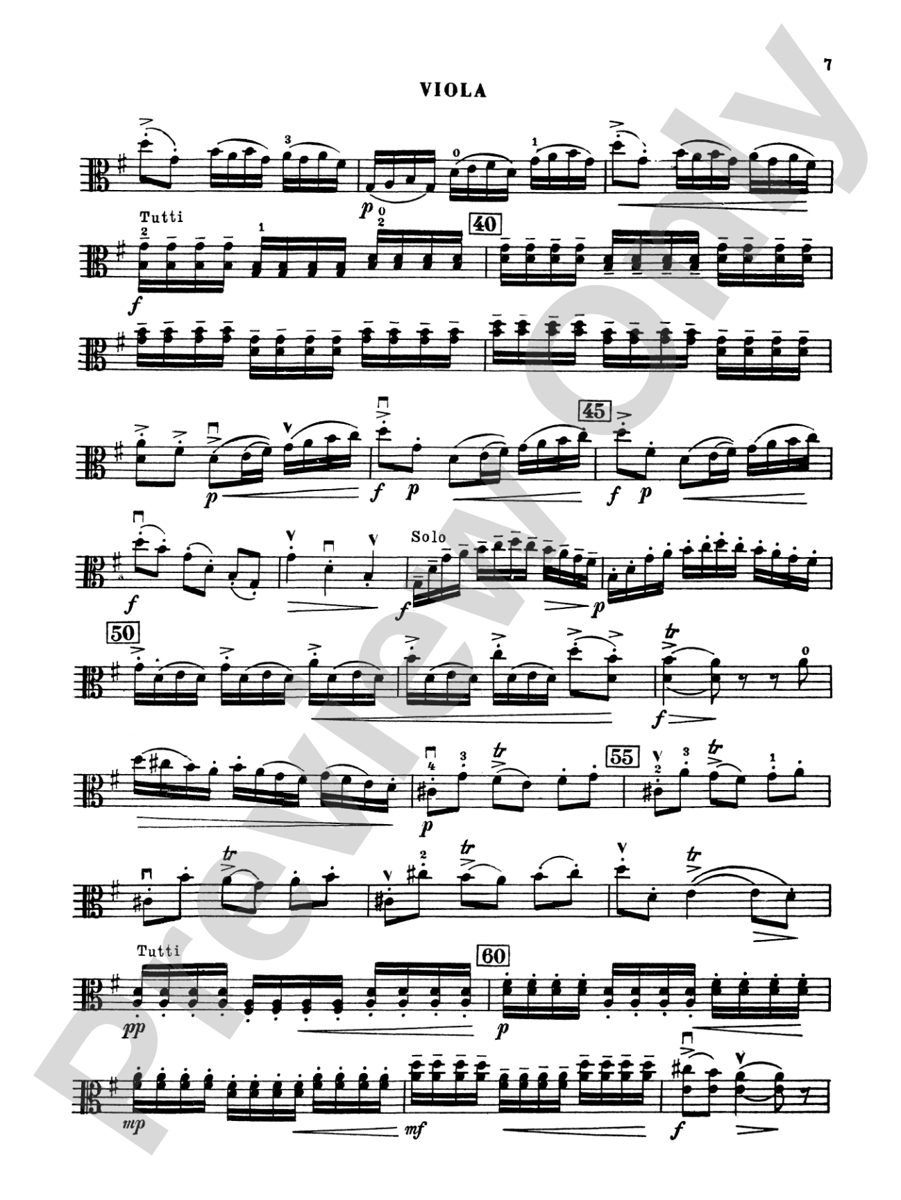 Vivaldi: Concerto for Viola d'Amore: Viola Book