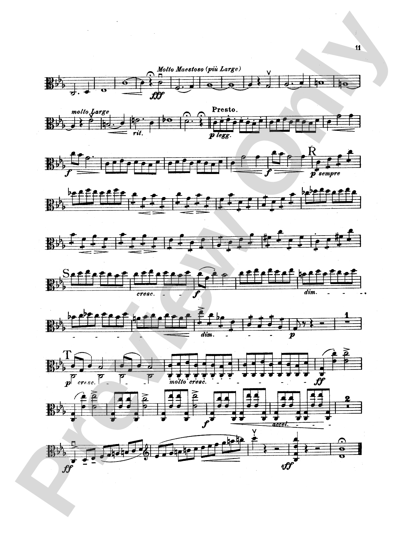 Bowen: Sonata No. 1 in C Minor: Viola Book