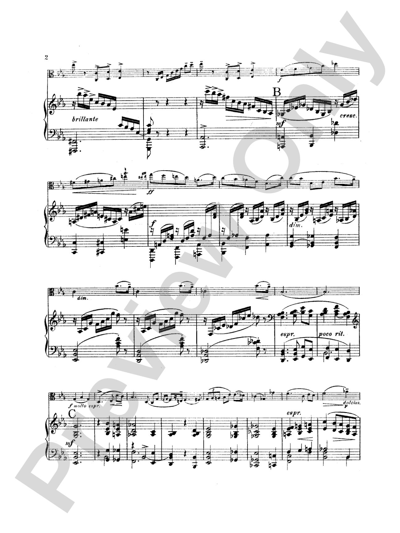Bowen: Sonata No. 1 in C Minor