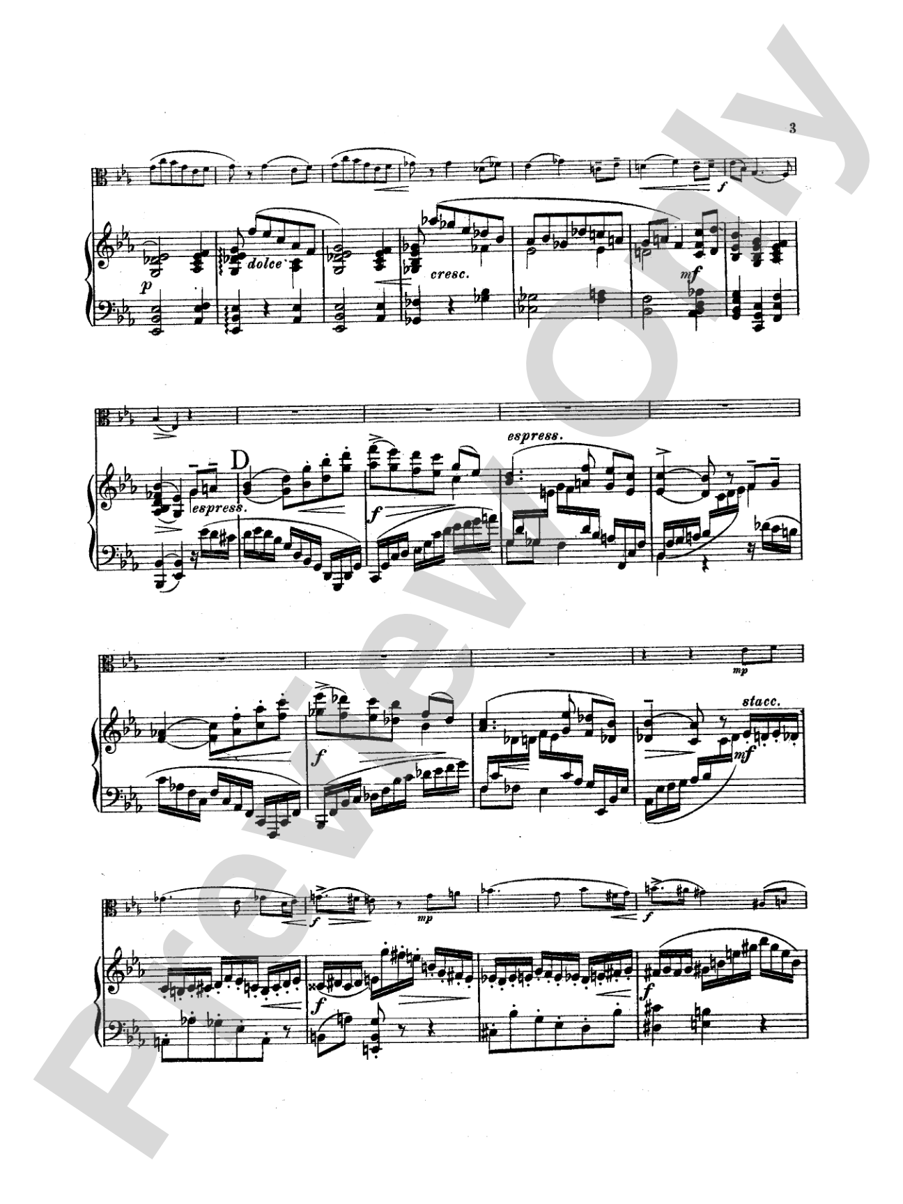 Bowen: Sonata No. 1 in C Minor