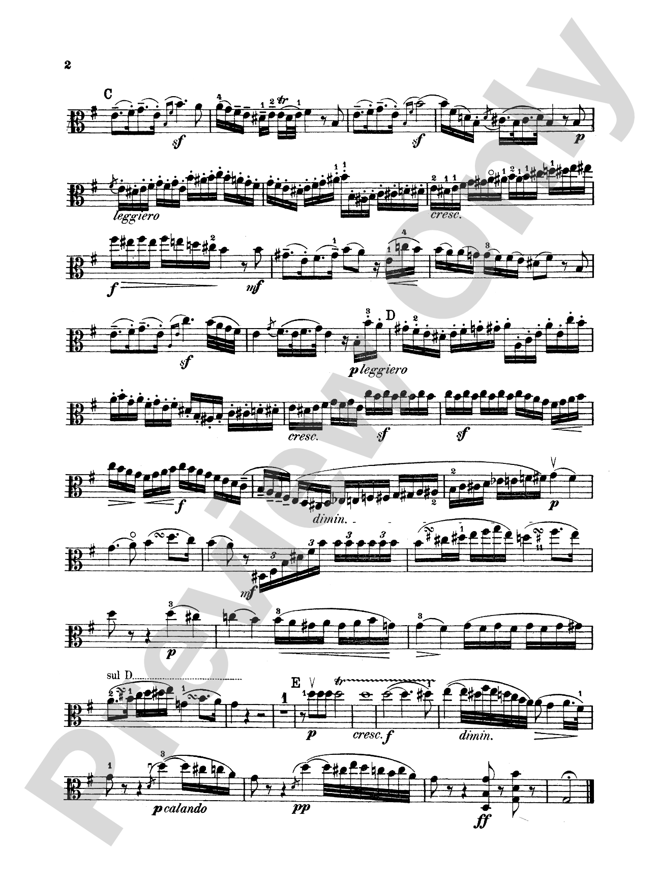 Beethoven: Two Romances, Op. 40 & 50: Viola Book