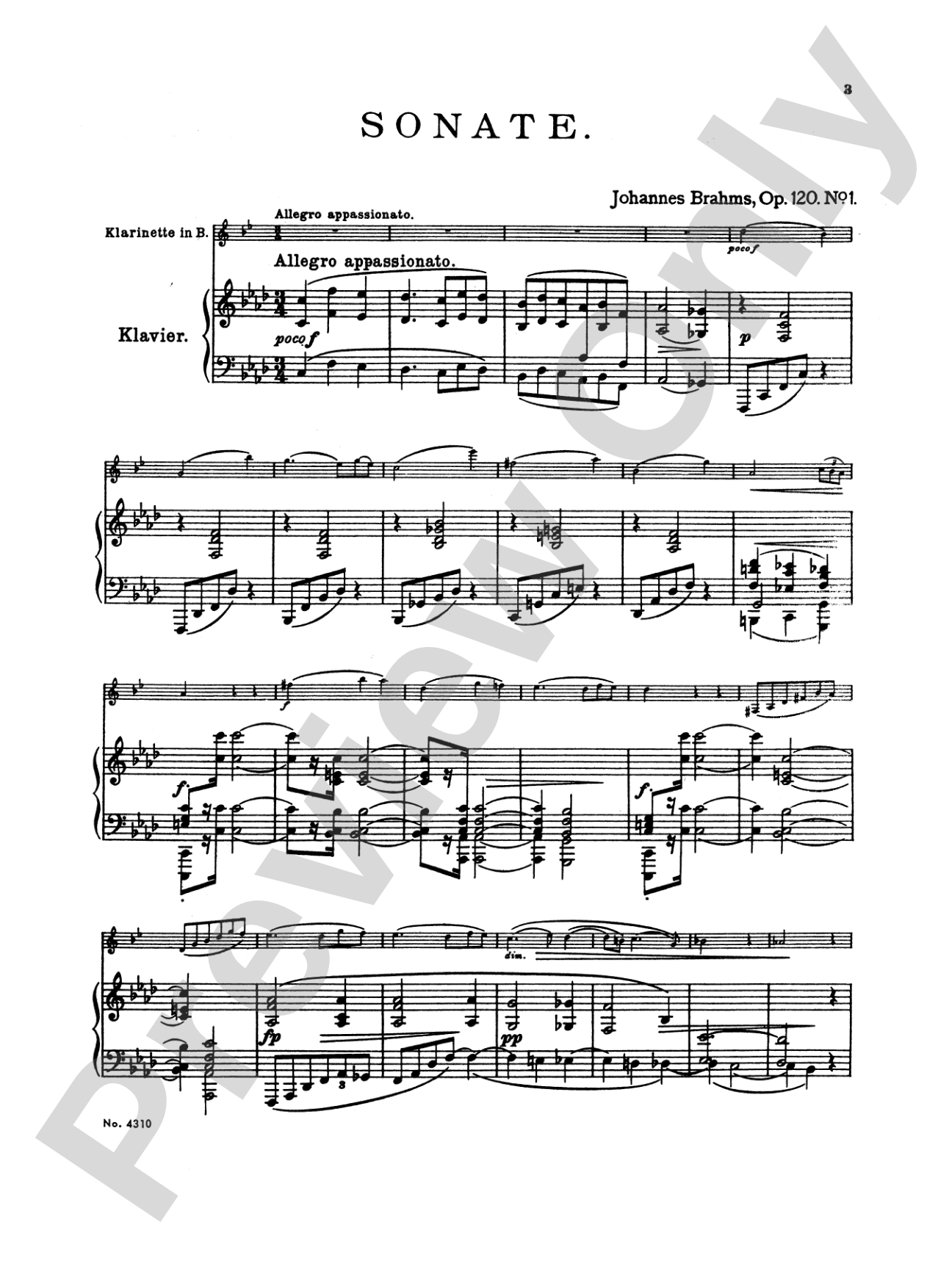 Brahms: Two Sonatas, Op. 120