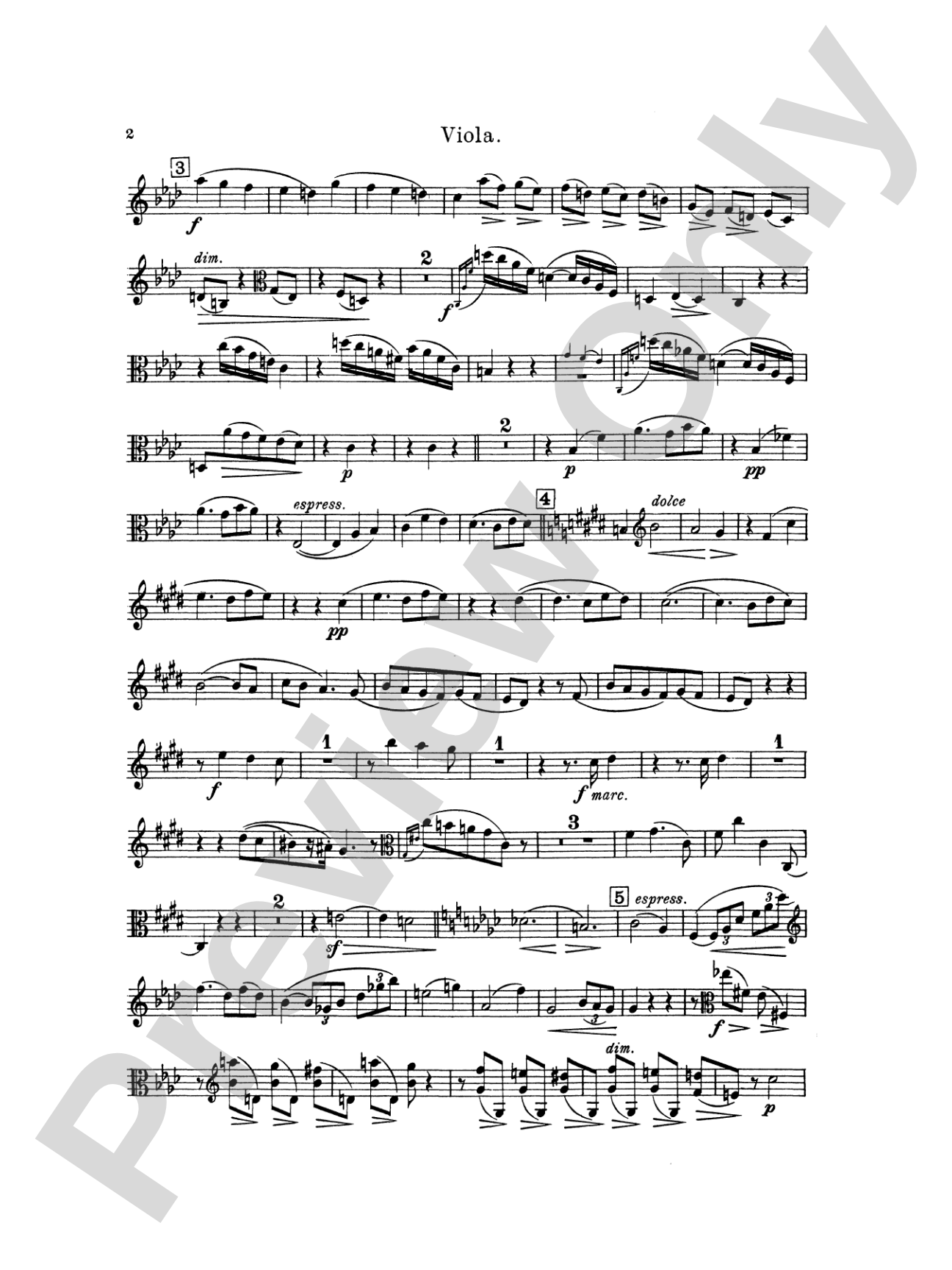Brahms: Two Sonatas, Op. 120: Viola Book