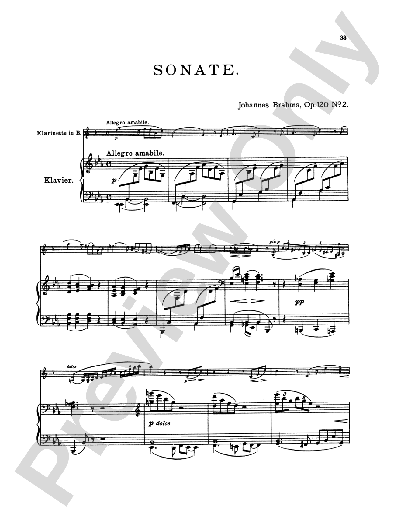 Brahms: Two Sonatas, Op. 120