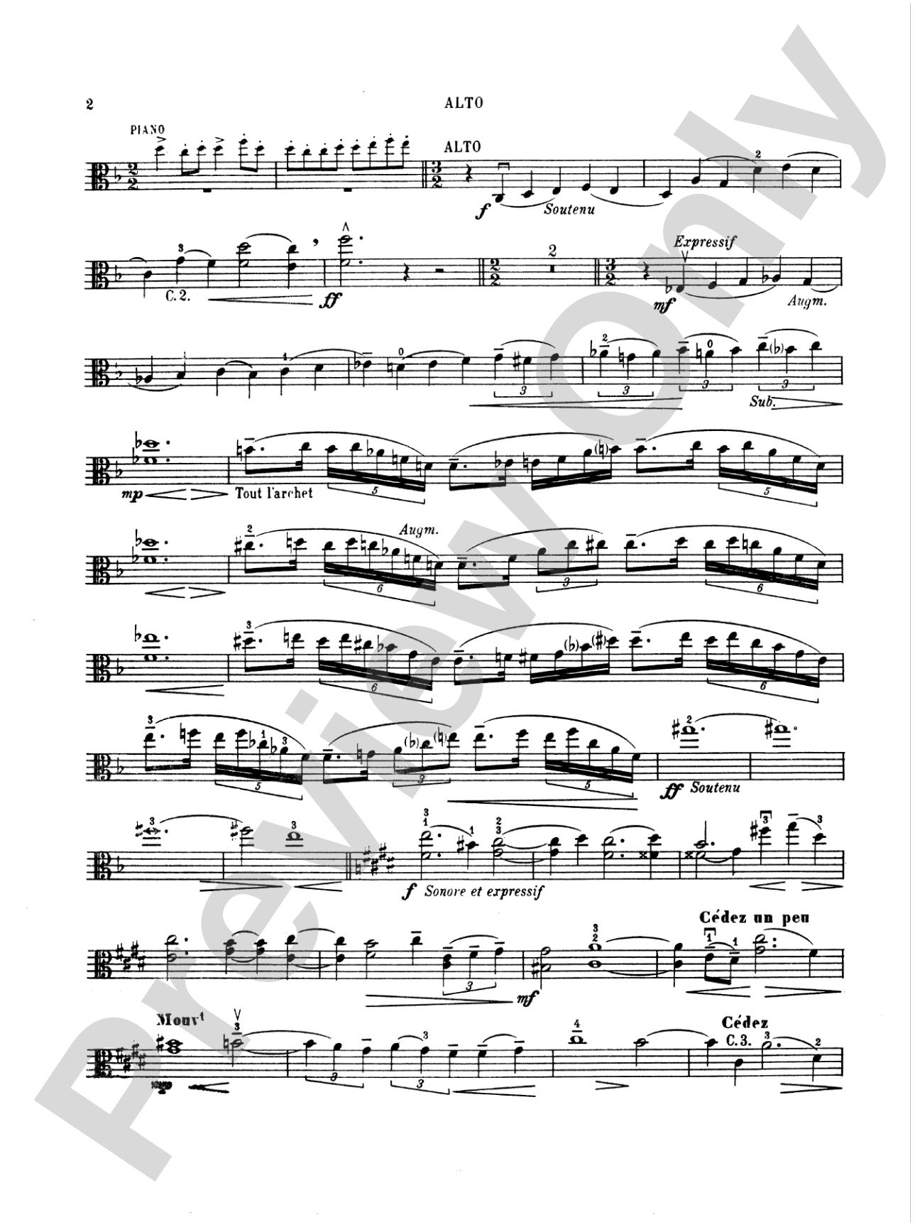 Enesco: Concert Piece: Viola Book