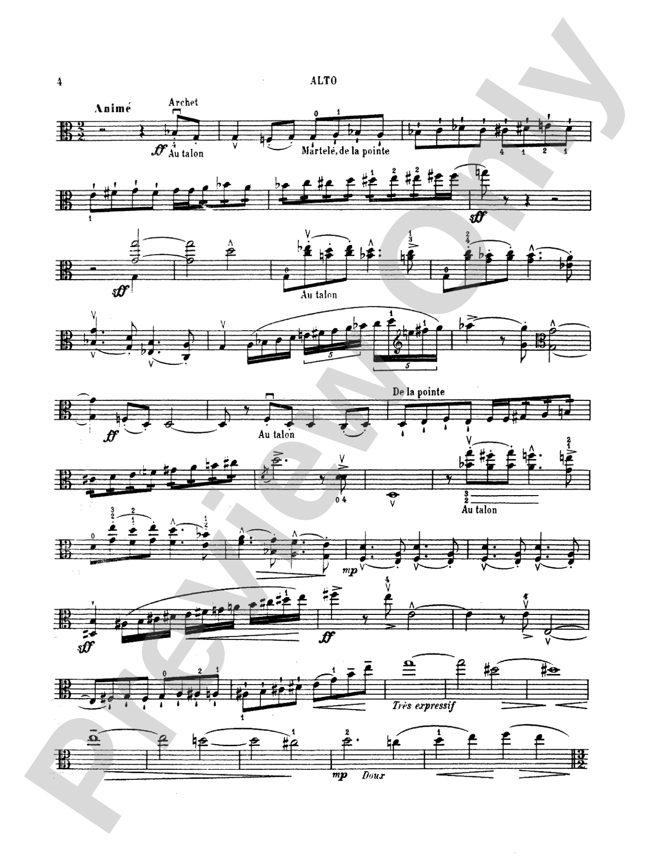 Enesco: Concert Piece: Viola Book