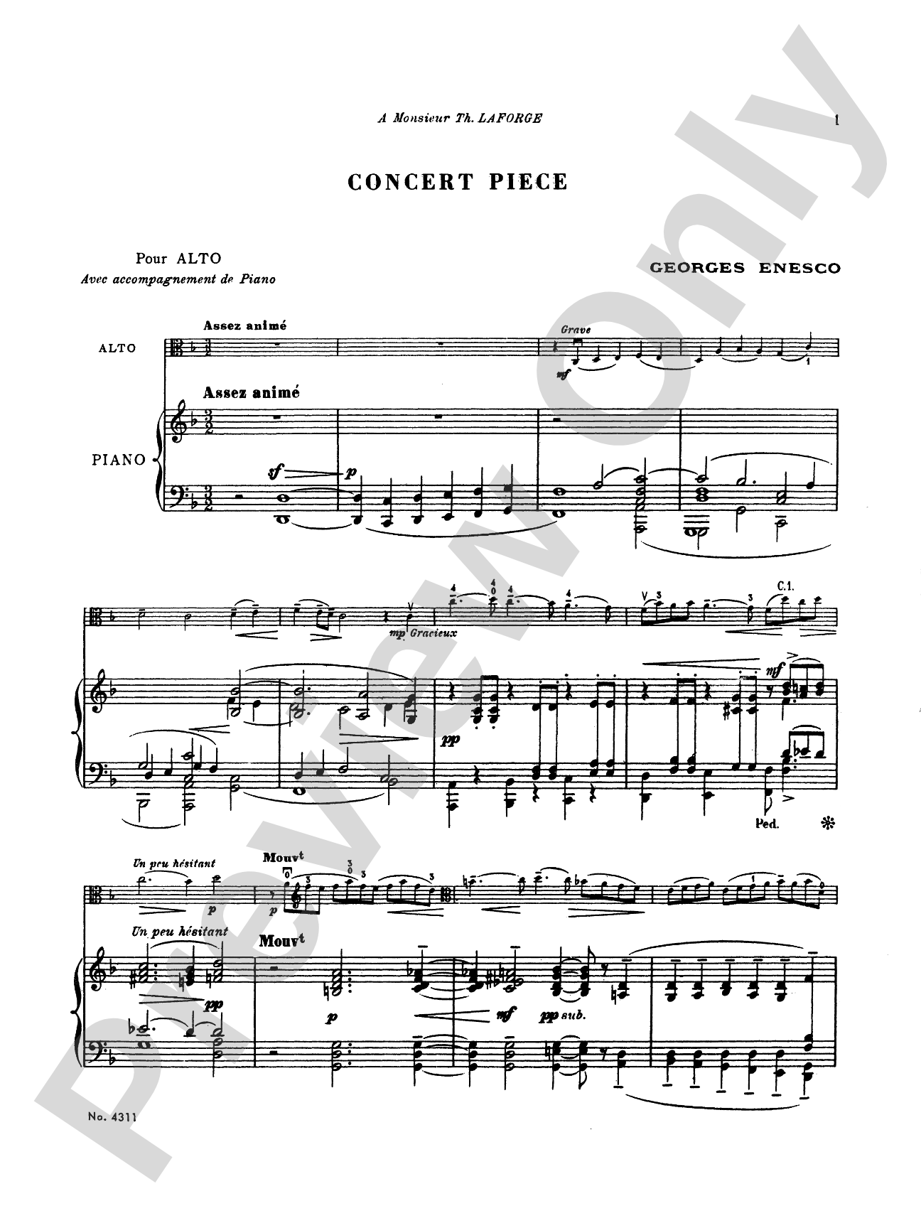 Enesco: Concert Piece