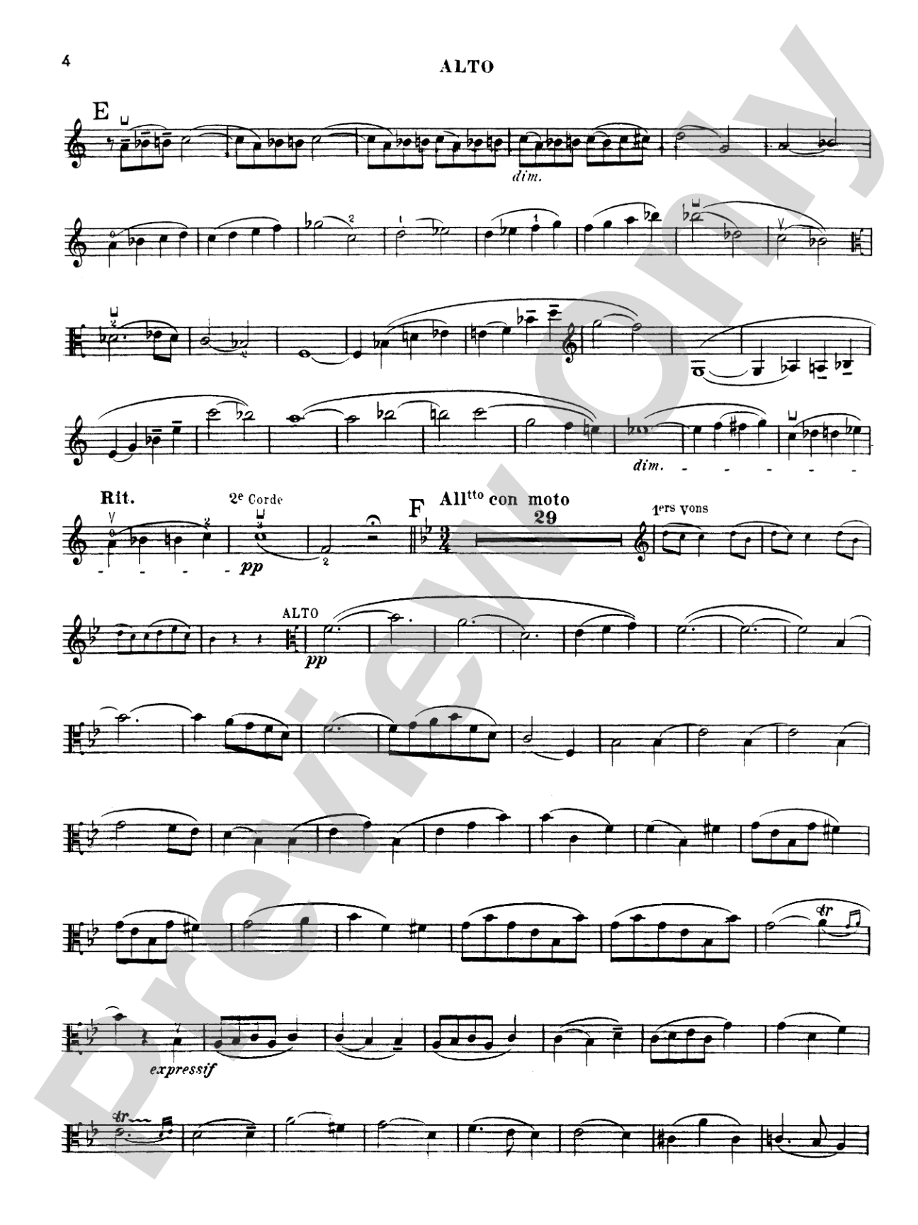 Saint-Saëns: Cello Concerto, Op. 33 (Transcribed): Viola Book