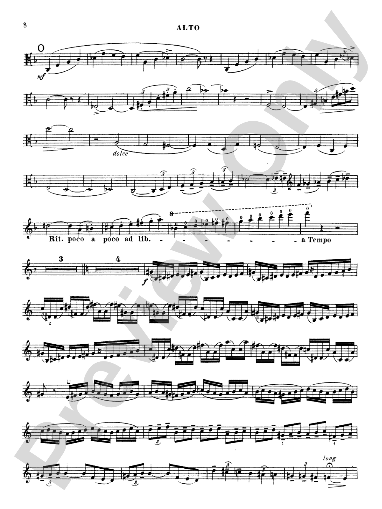 Saint-Saëns: Cello Concerto, Op. 33 (Transcribed): Viola Book