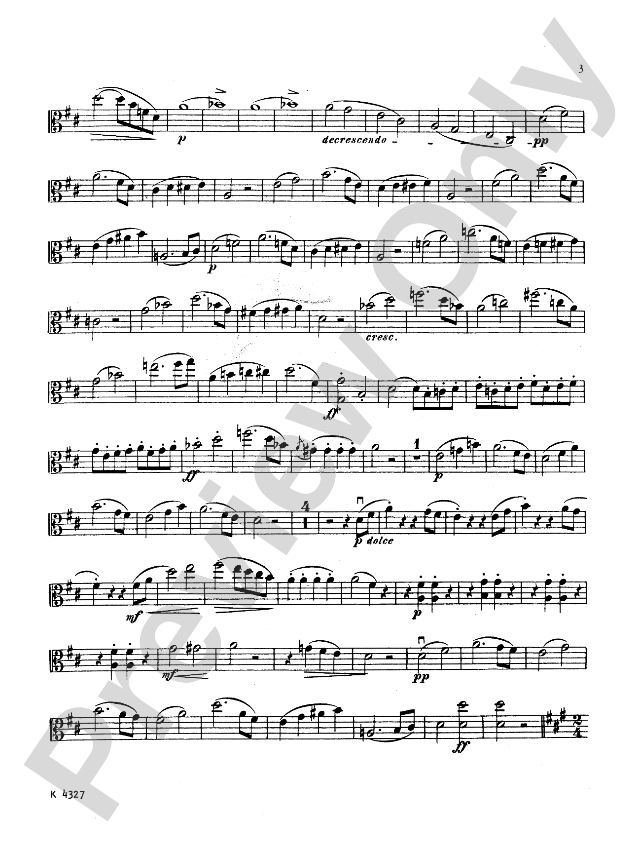 Schubert: Sonatina No. 1 in D Major, Op. 137: Viola Book