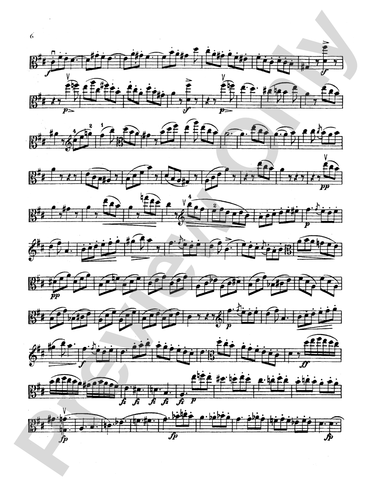 Schubert: Sonatina No. 1 in D Major, Op. 137: Viola Book