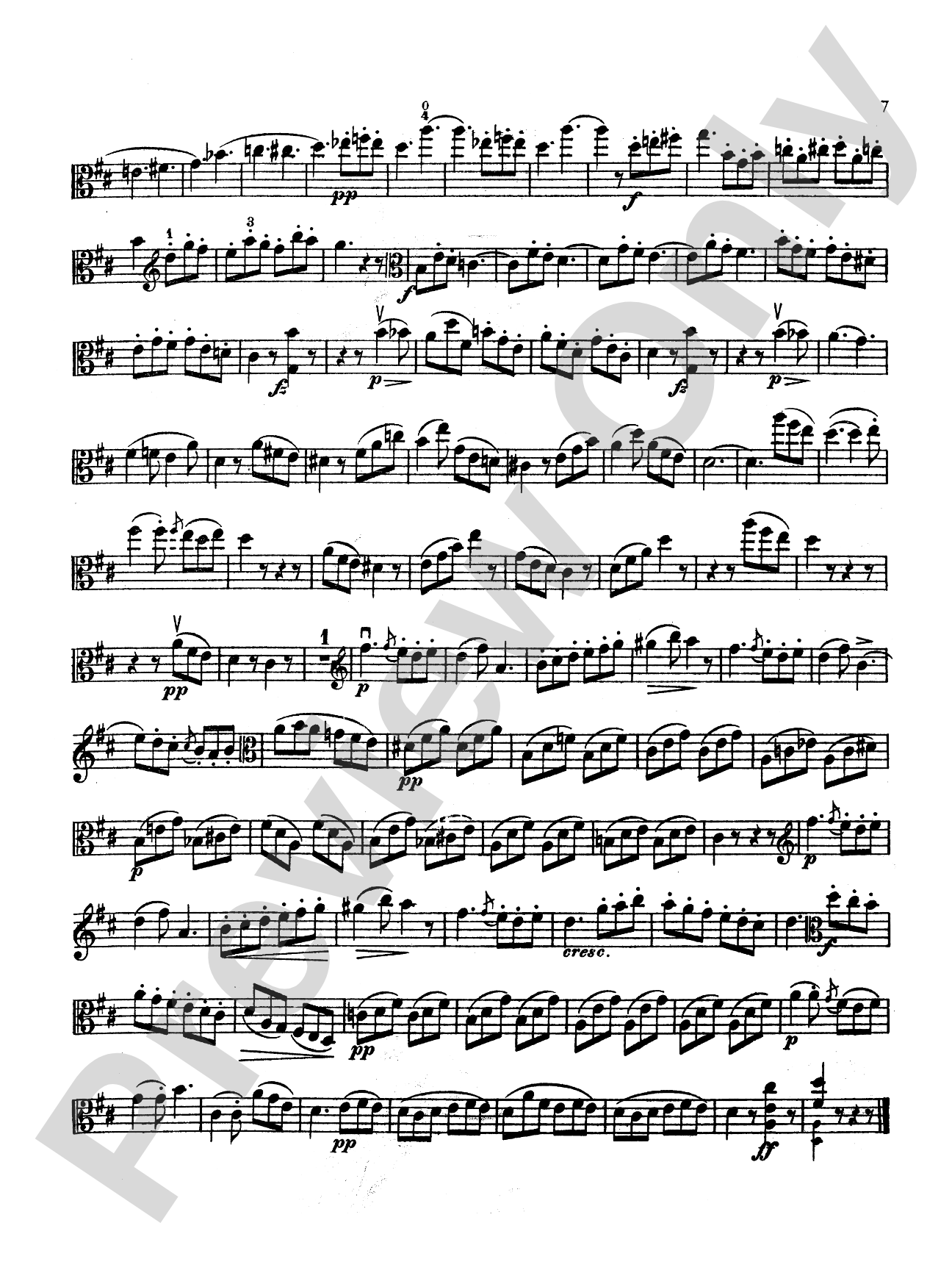 Schubert: Sonatina No. 1 in D Major, Op. 137: Viola Book