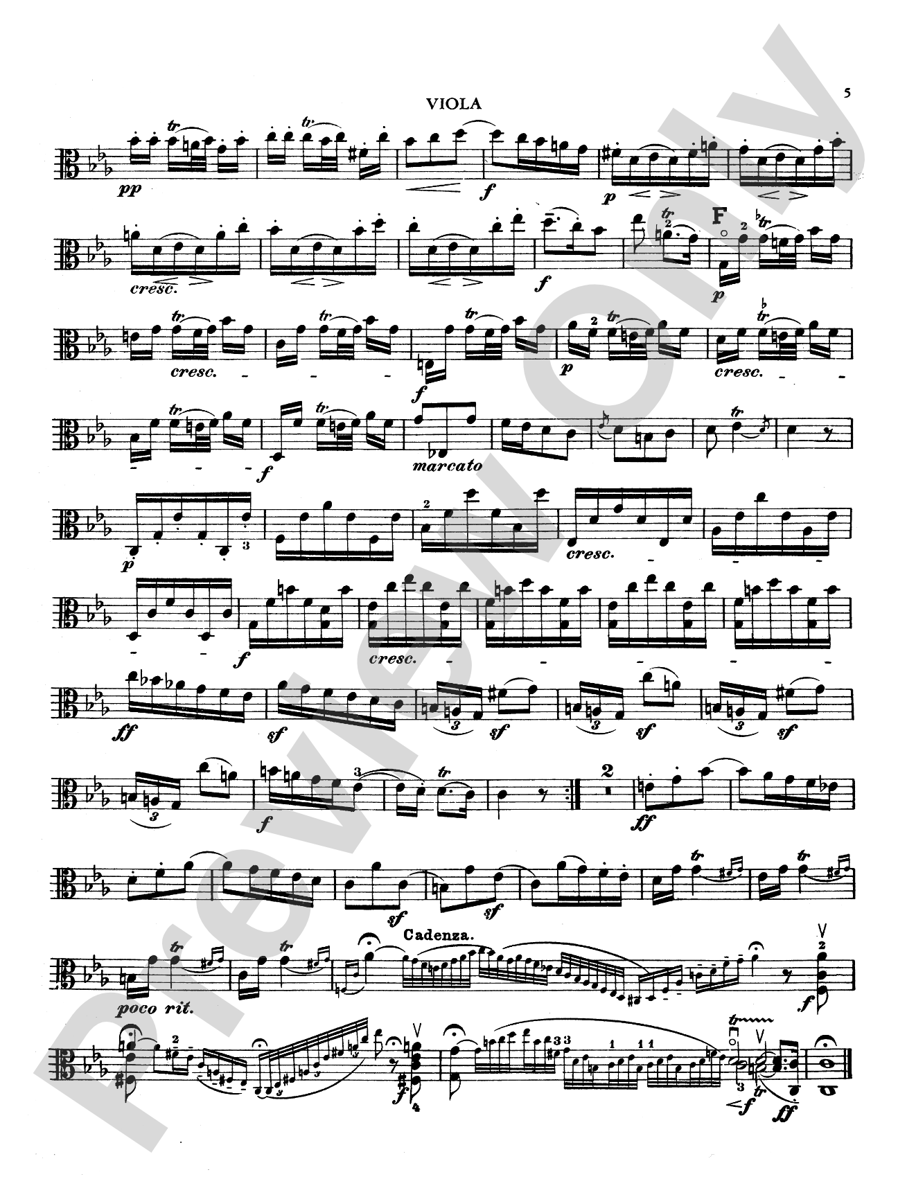 Leclair: Sonata "Le Tombeau": Viola Book