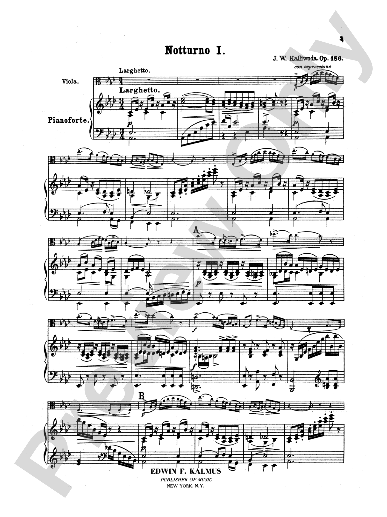 Kalliwoda: Six Nocturnes, Op. 186
