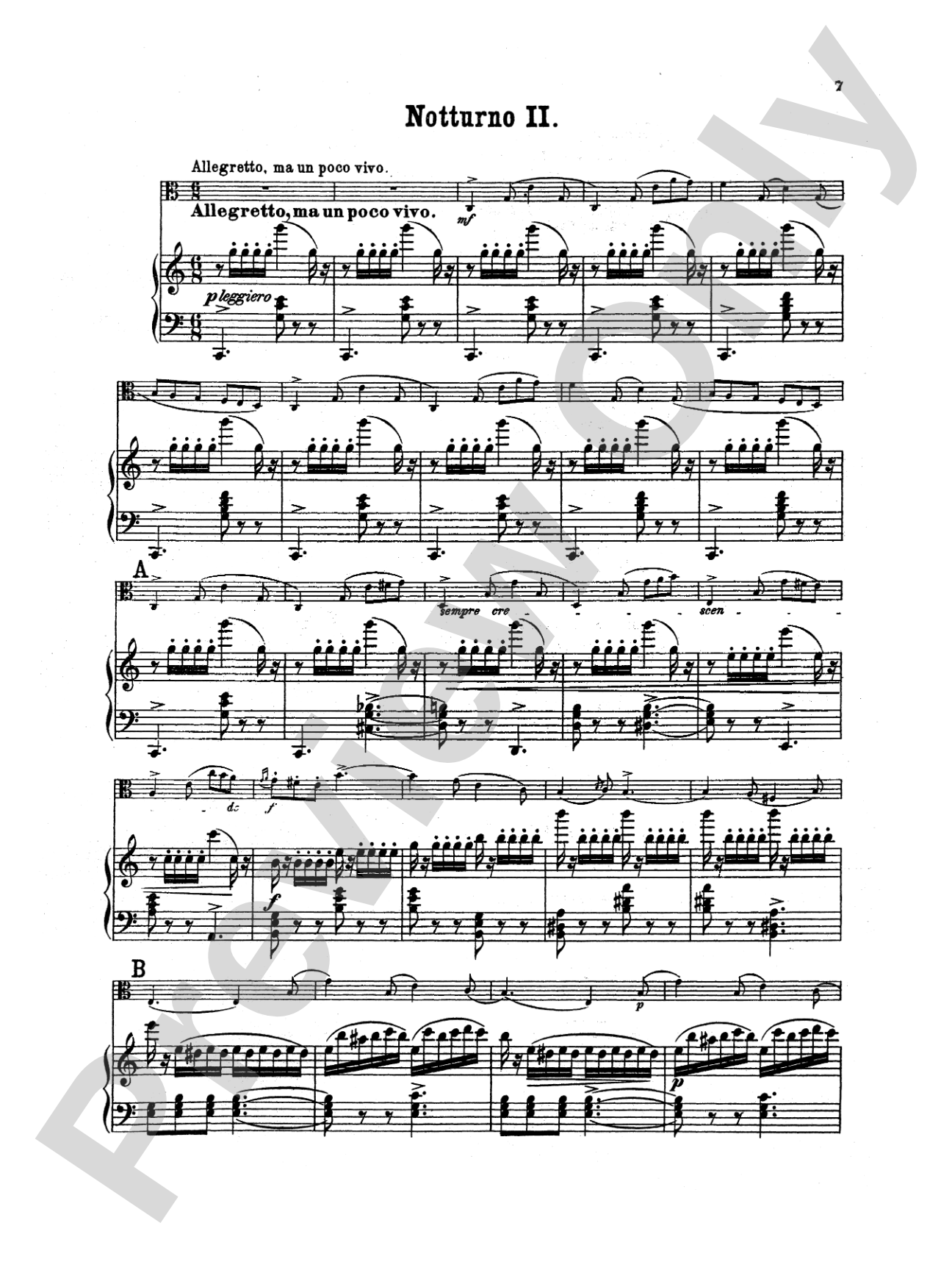 Kalliwoda: Six Nocturnes, Op. 186