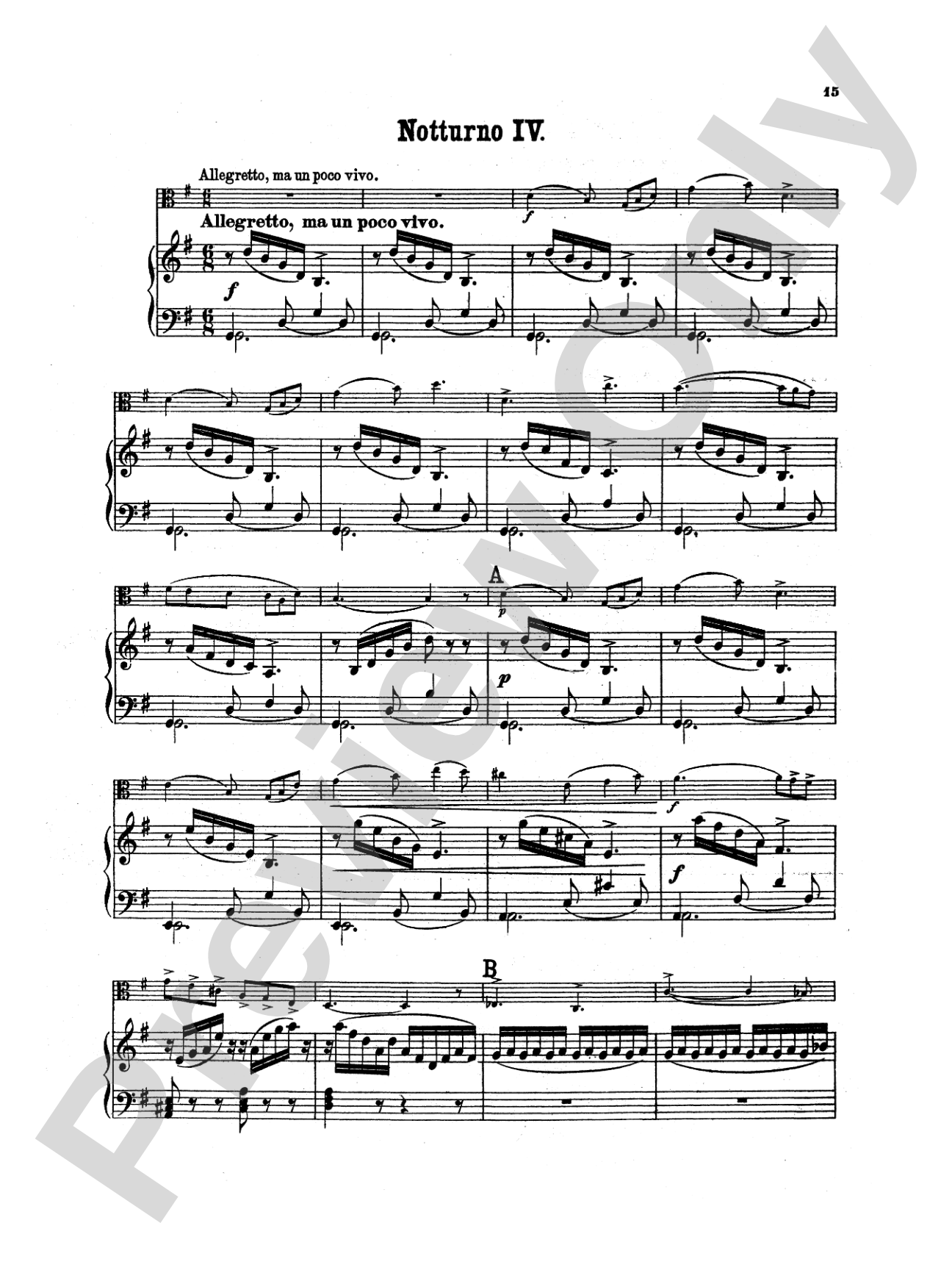 Kalliwoda: Six Nocturnes, Op. 186