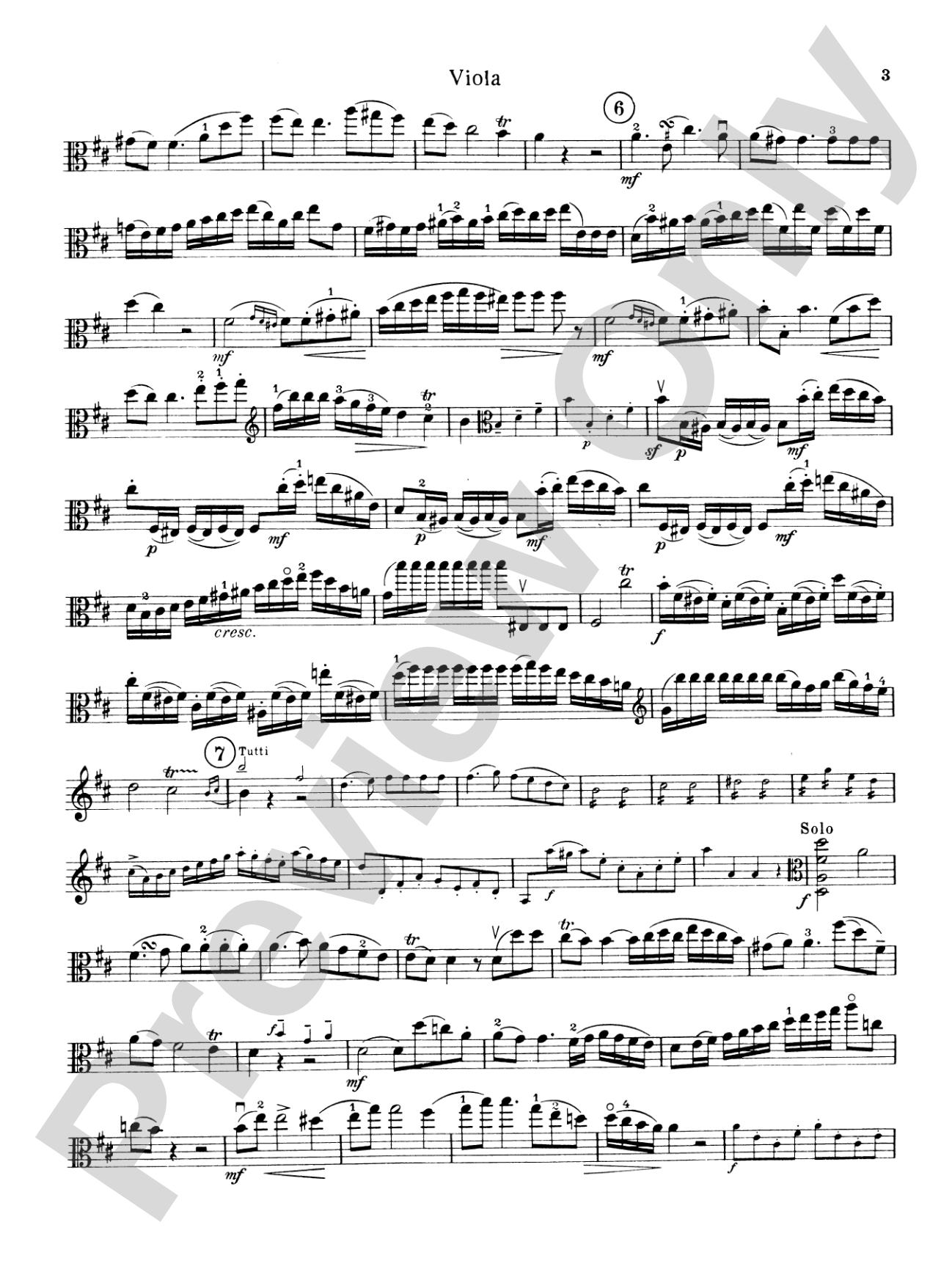 Hoffmeister: Viola Concerto in D Major: Viola Book