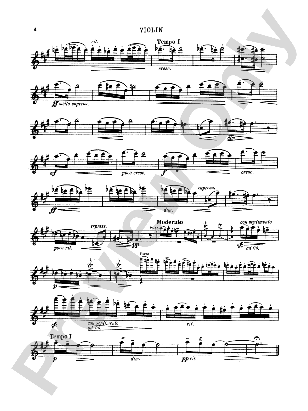 Suk: Four Pieces, Op. 17 (Volume II): Violin Book