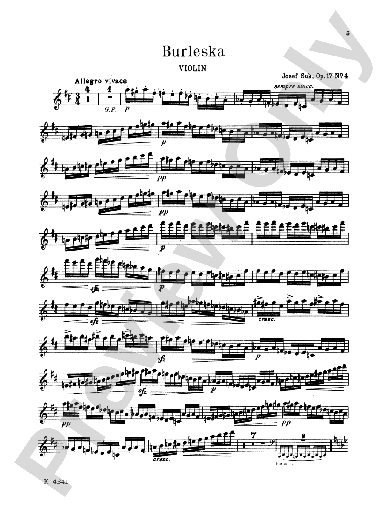 Suk: Four Pieces, Op. 17 (Volume II)